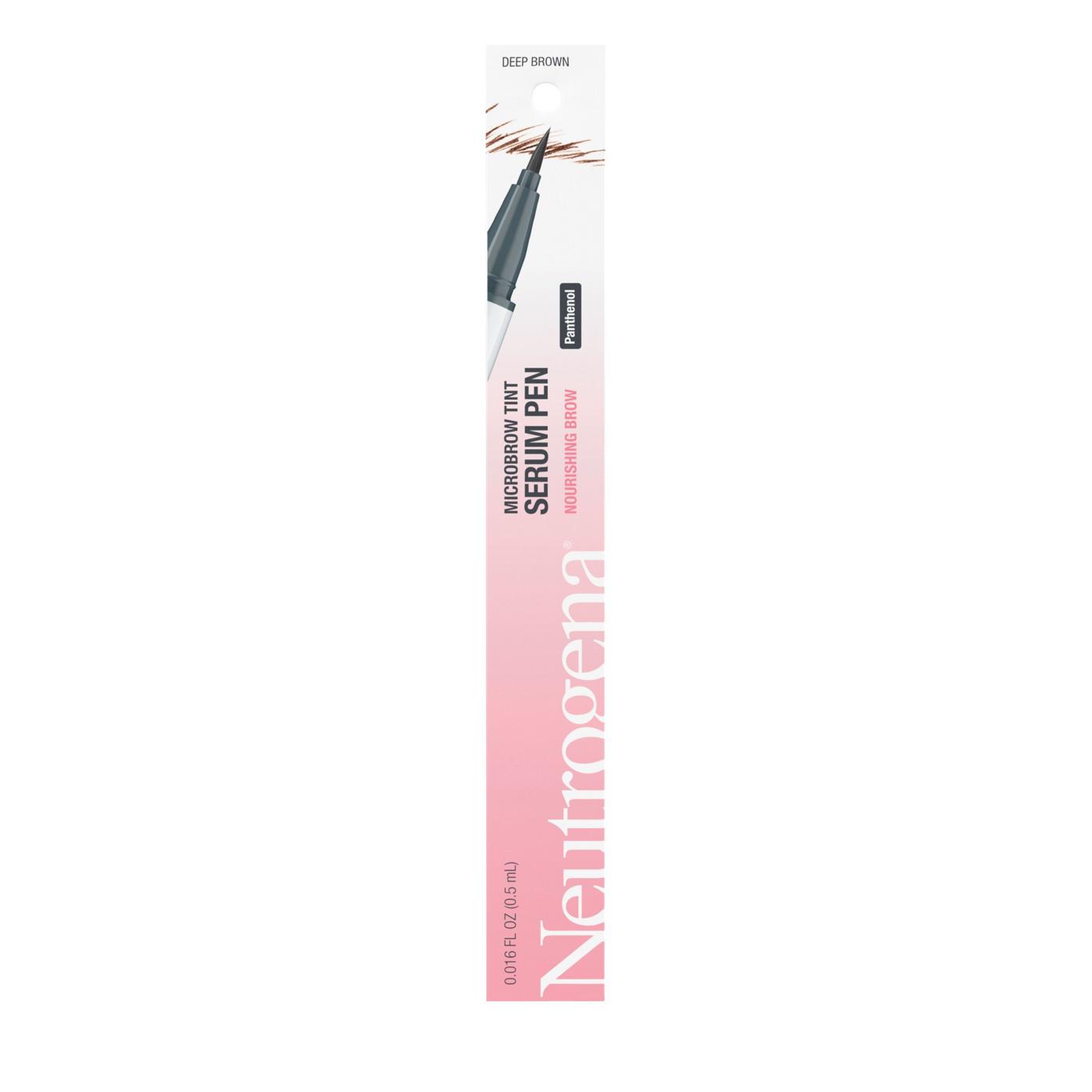 Neutrogena Microbrow Tinted Serum Eyebrow Pen - Deep Brown; image 1 of 8