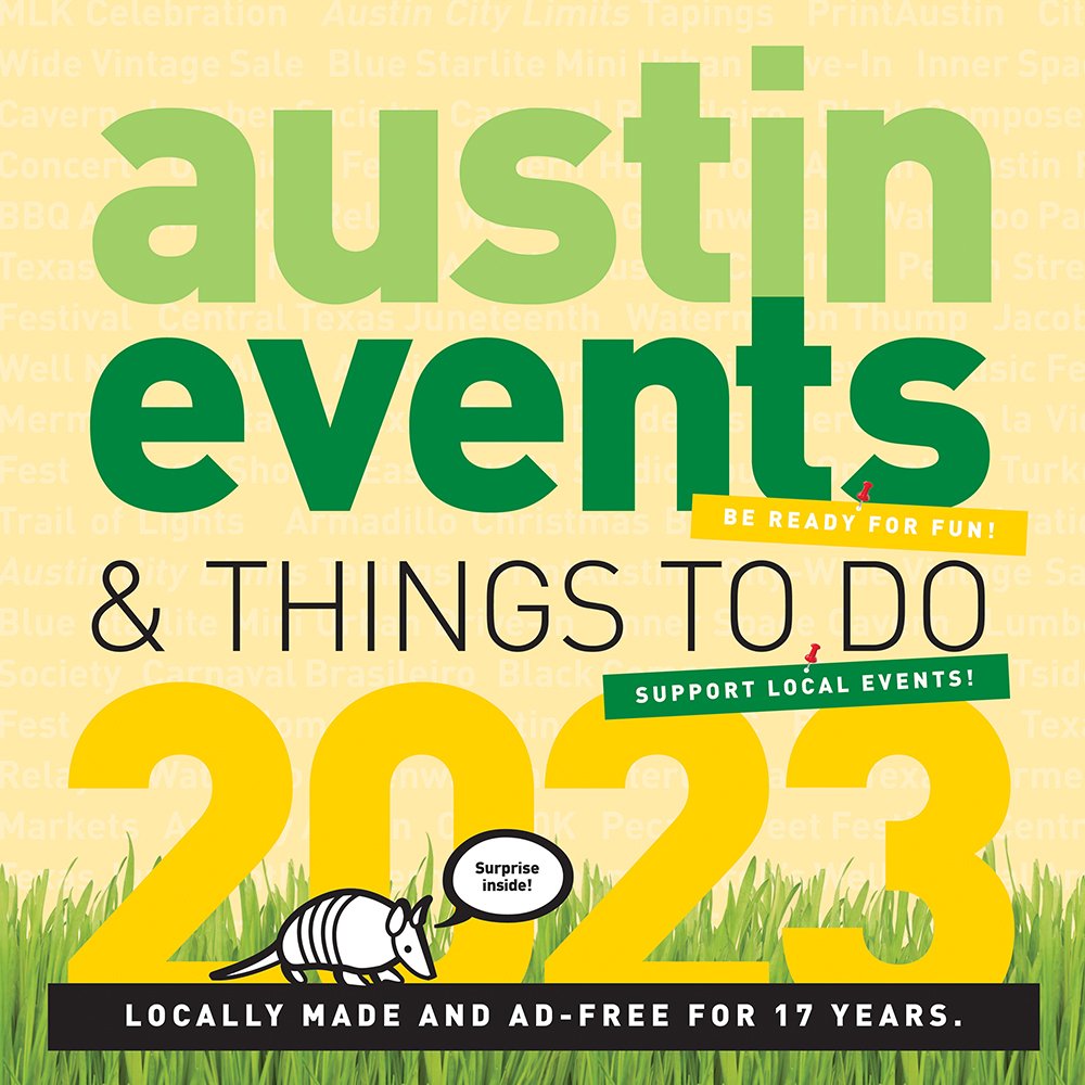 Big Weekend Calendars Austin Events 2023 Wall Calendar Shop Planners