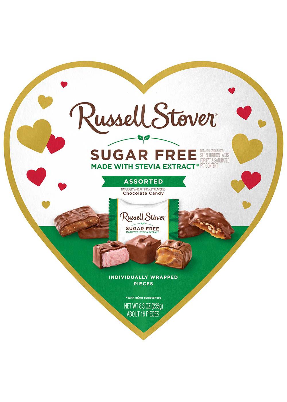 Russell Stover Sugar Free Assorted Chocolates Valentine's Heart Gift ...