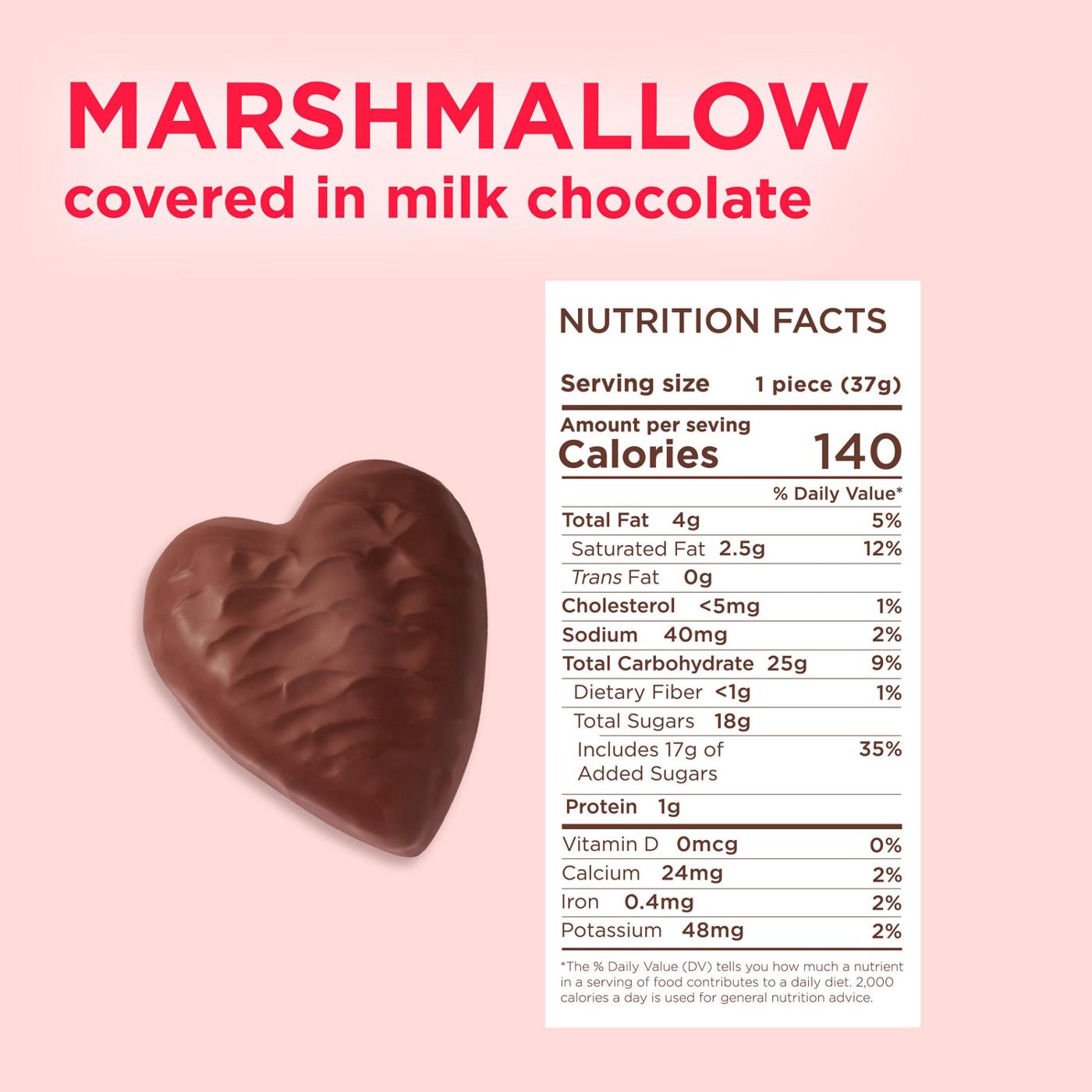 Russell Stover Milk Chocolate Marshmallow Heart Valentine's Candy; image 3 of 7