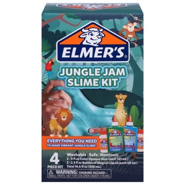 Elmer's Jungle Jam Slime Kit, 4 pc