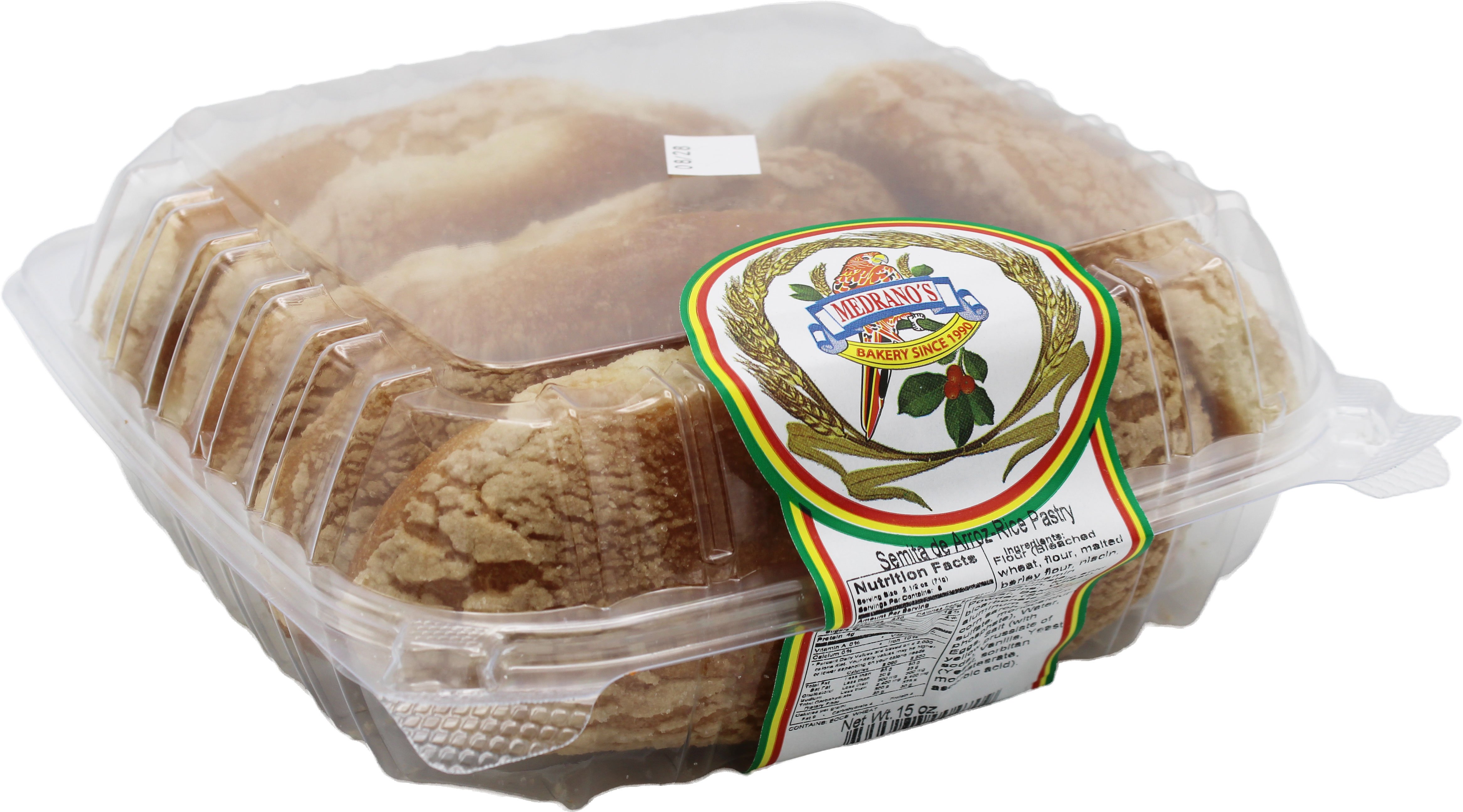 Medrano's Bakery Semitas De Arroz Rice Flour Pastry, 14 oz Joe V's