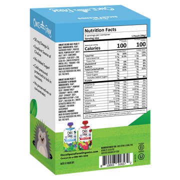 Once Upon a Farm Organic Smart Blend Pouches - Variety Pack, 4 pk