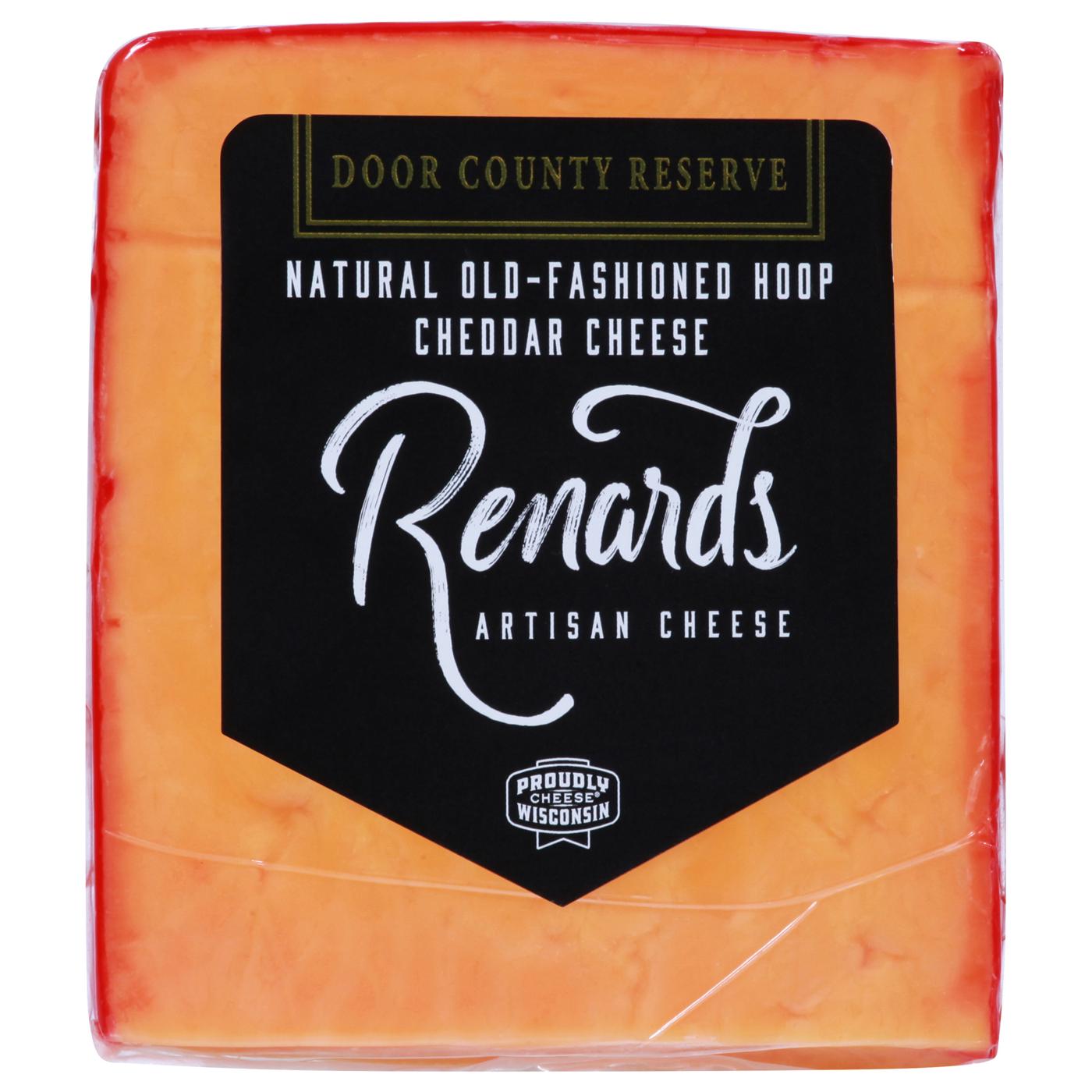Renard's Artisan Cheese Natural Old-Fashioned Hoop Cheddar Cheese; image 1 of 3