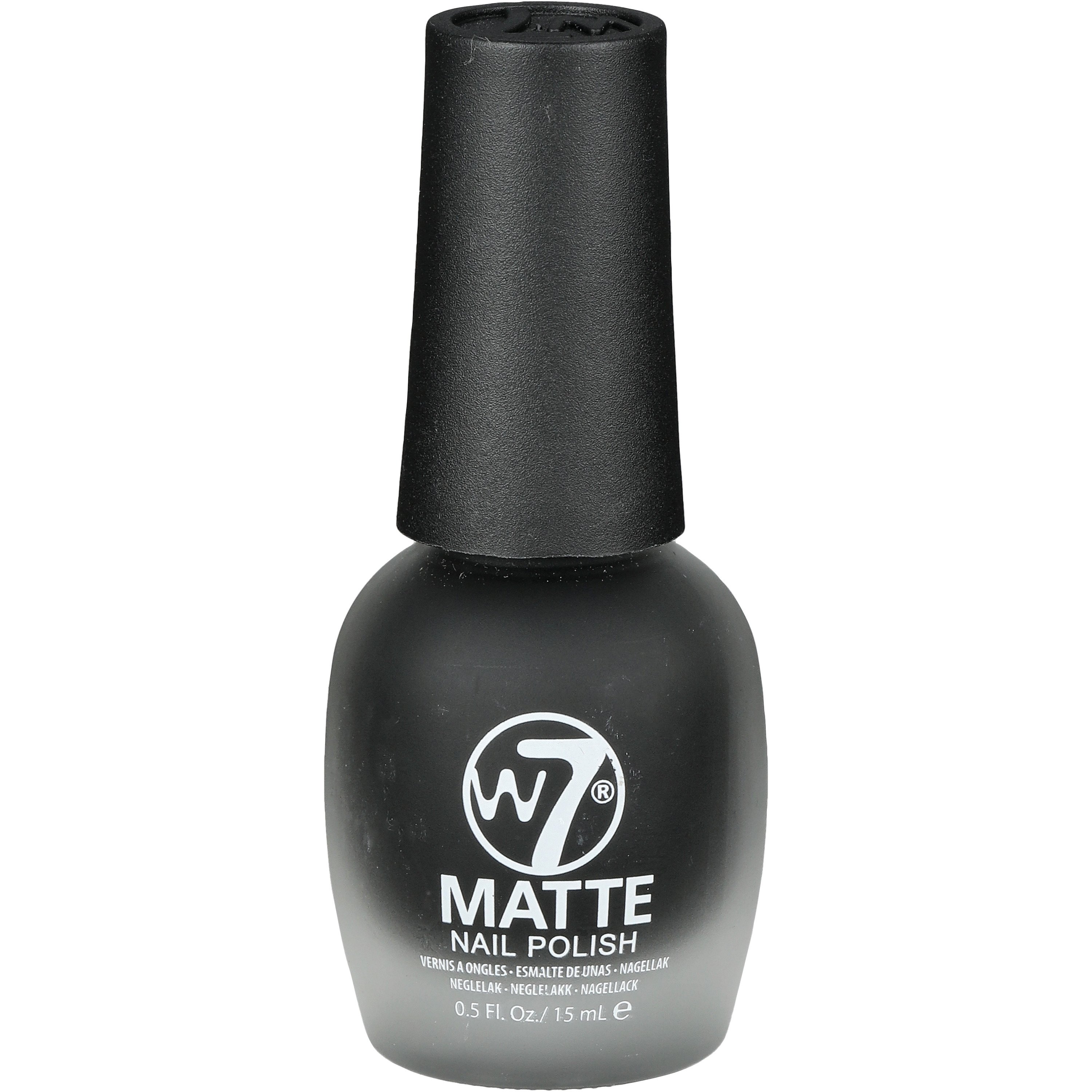 W7 Nail Polish Matte Black Shop Nail polish at HEB