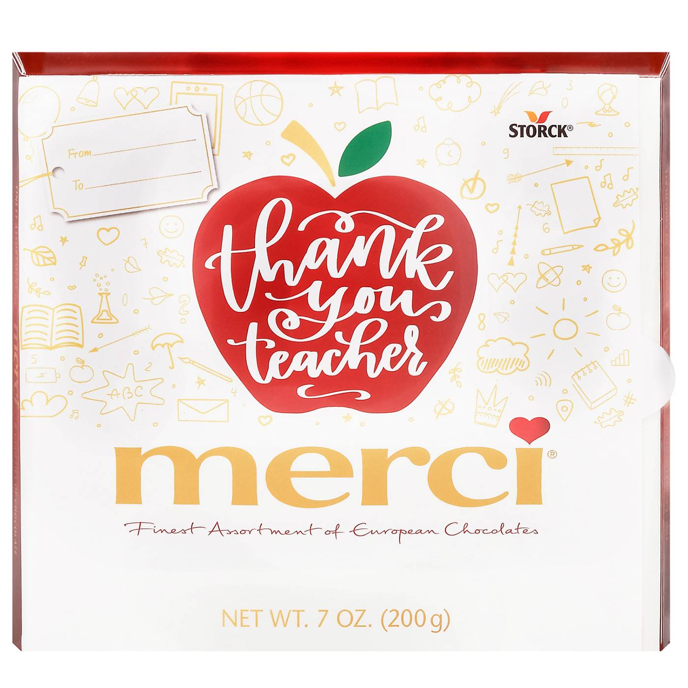 MERCI Finest Assortment of Eight European Chocolates, 7 Ounce Box |  Chocolate Gift Box for Holiday Gifts, Teacher Gifts, Gifts for Mom, Gifts  for Dad