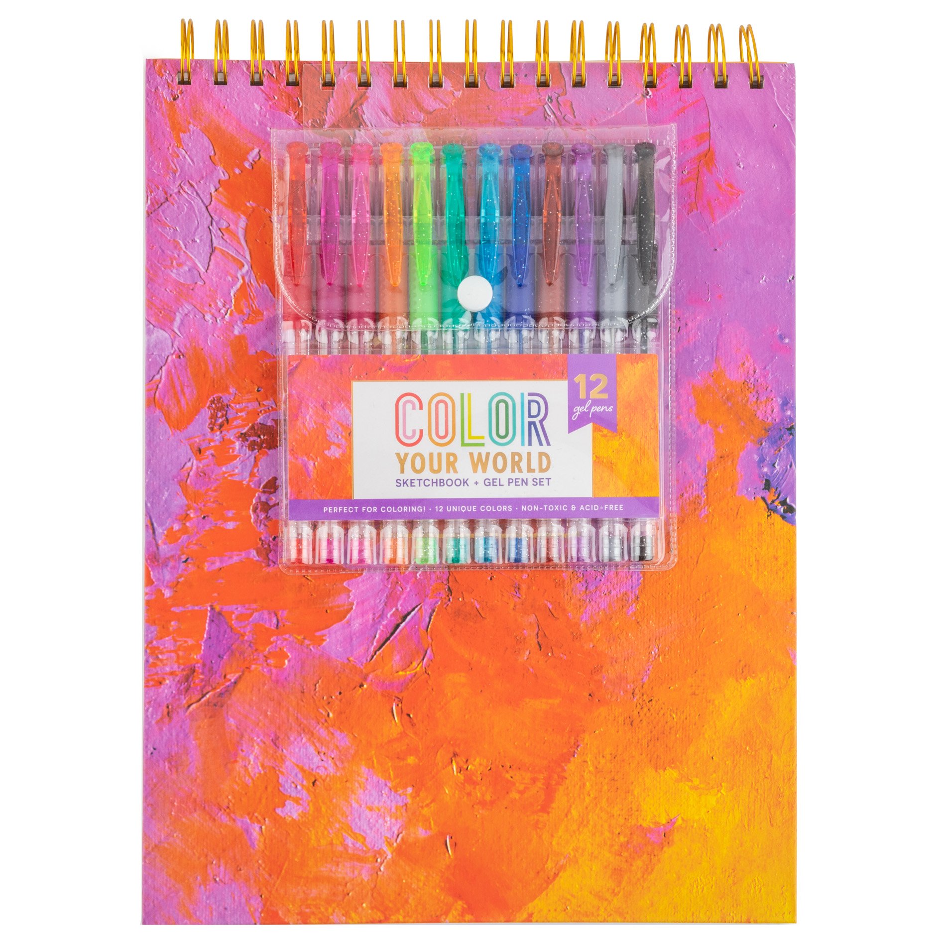 Scribble & Scribe Sketchbook with Gel Pen Set Shop Kits at HEB