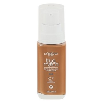 L'Oréal Paris True Match Super-Blendable Liquid Foundation - C7 Cool Medium Deep