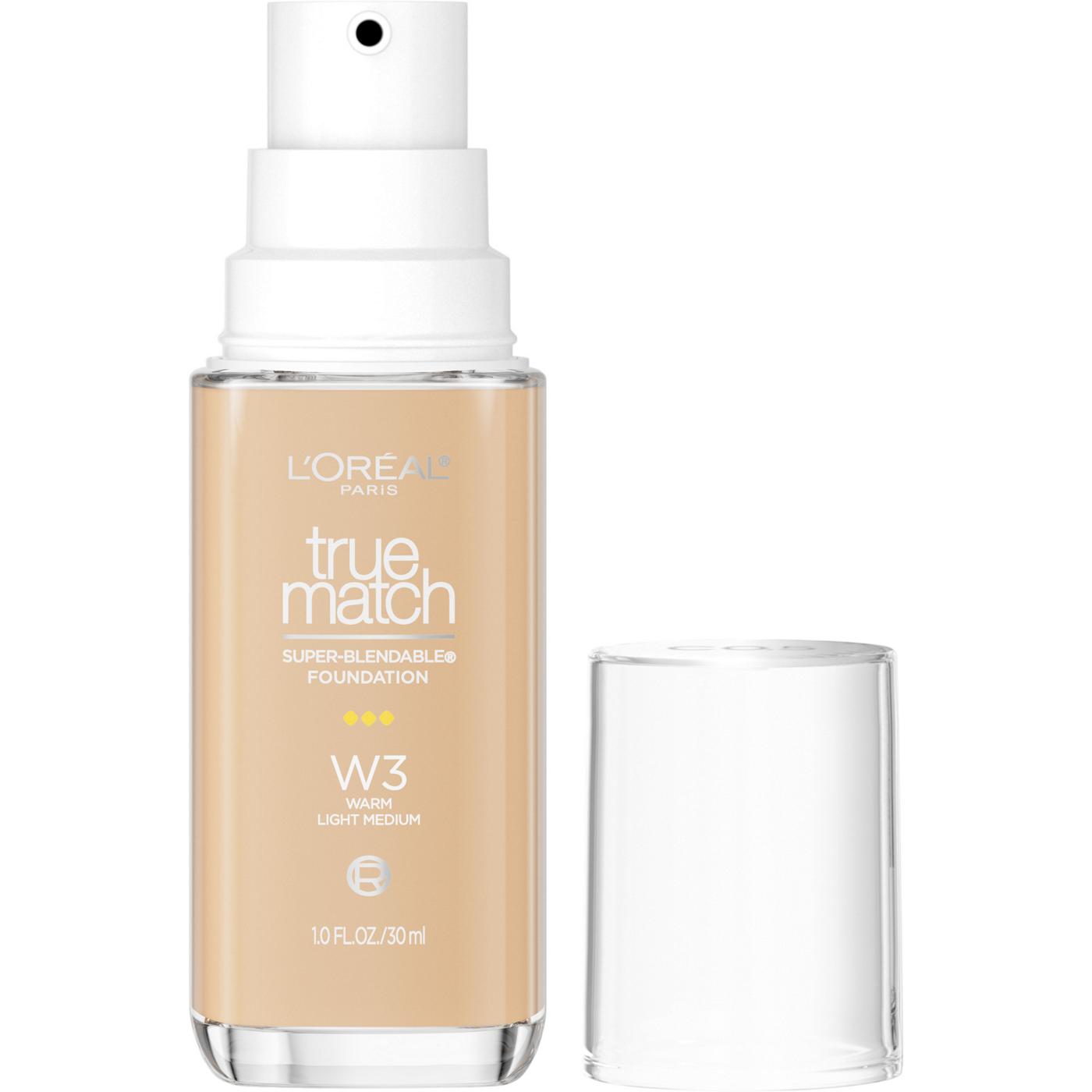 L'Oréal Paris True Match Super-Blendable Liquid Foundation - Light Medium W3; image 1 of 8