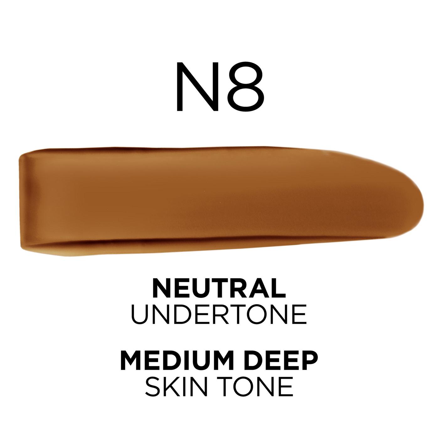 L'Oréal Paris True Match Super-Blendable Liquid Foundation - N8 Neutral Medium Deep; image 7 of 8