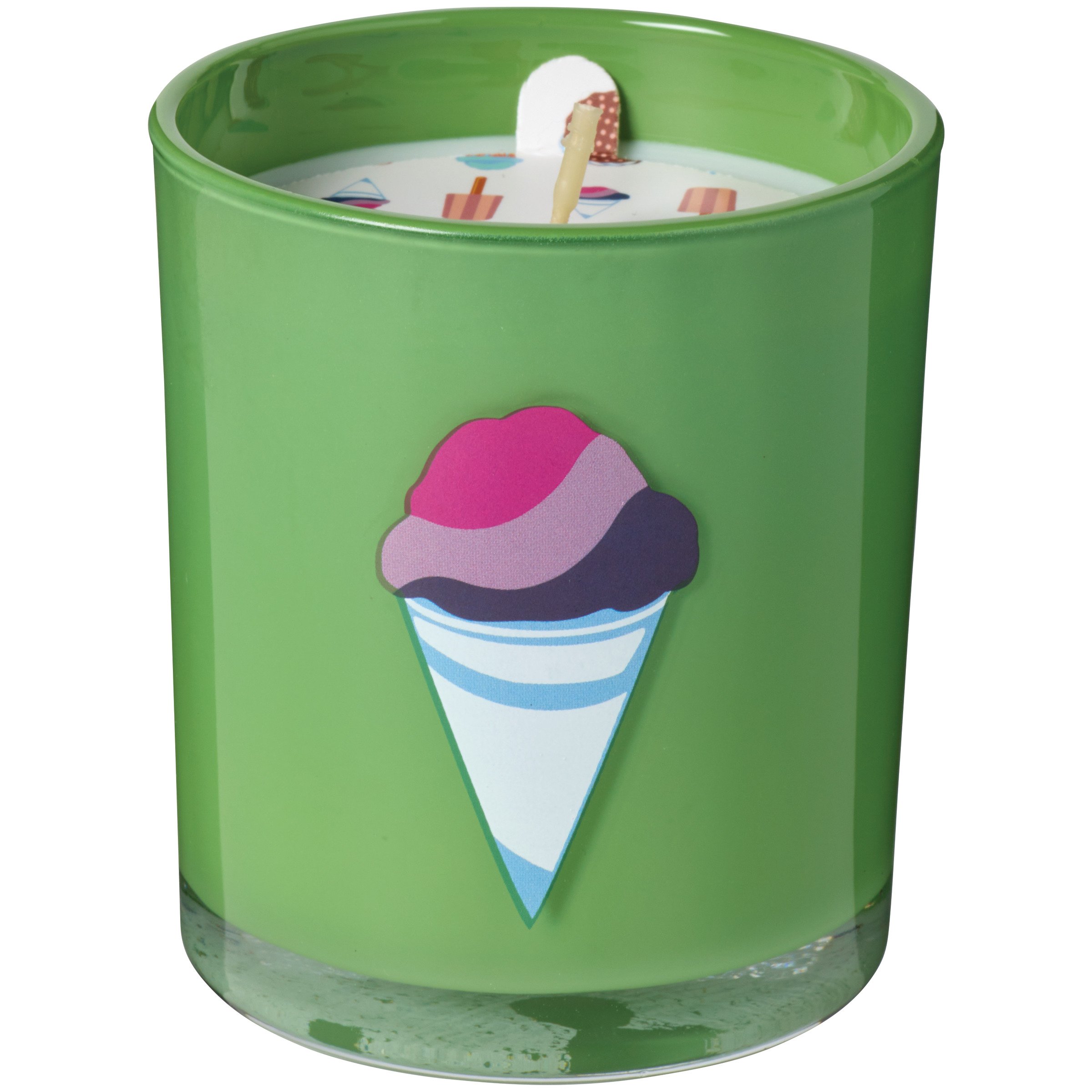 Destination Holiday Melon Sorbet Scented Ice Cream Summer Green Glass Candle Shop Candles at HEB