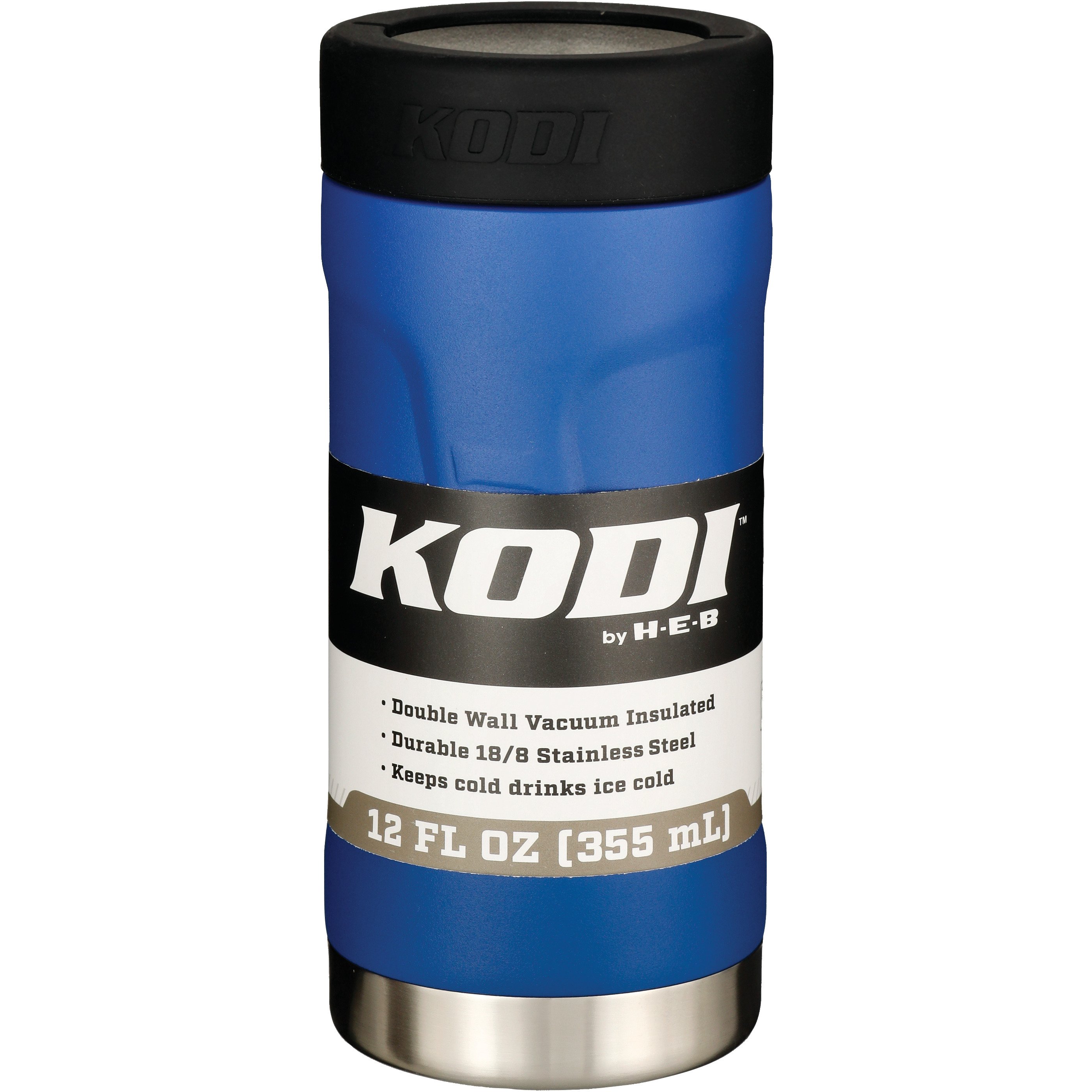 KODI By H-E-B Stainless Steel Can Insulator - Cobalt Blue - Shop ...