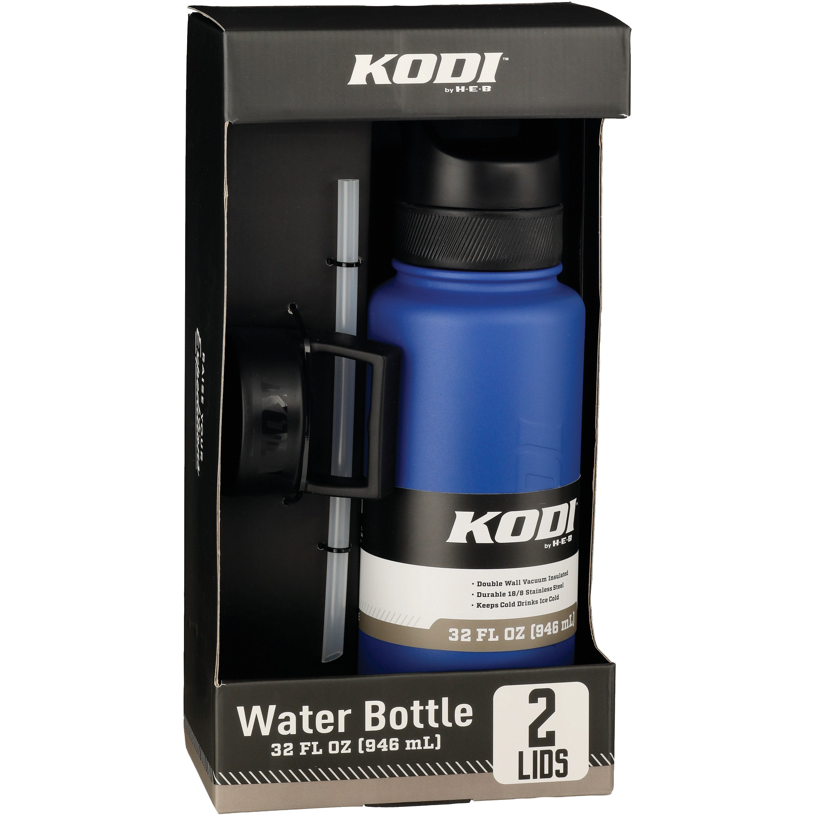 KODI by HEB Stainless Steel Water Bottle Cobalt Blue Shop Cups