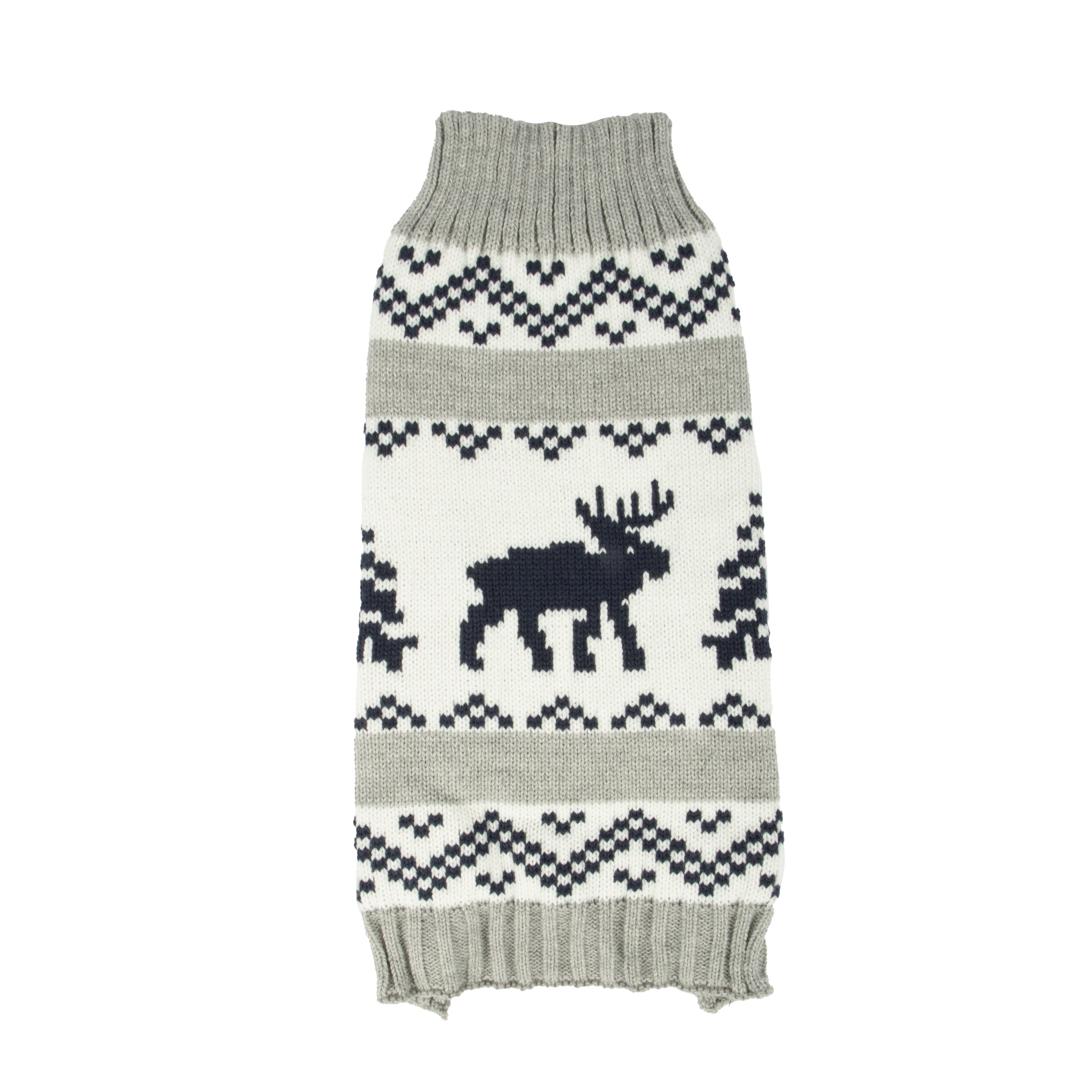 Simply Dog Dray Moose Fair Isle Sweater Medium Shop Clothes at HEB