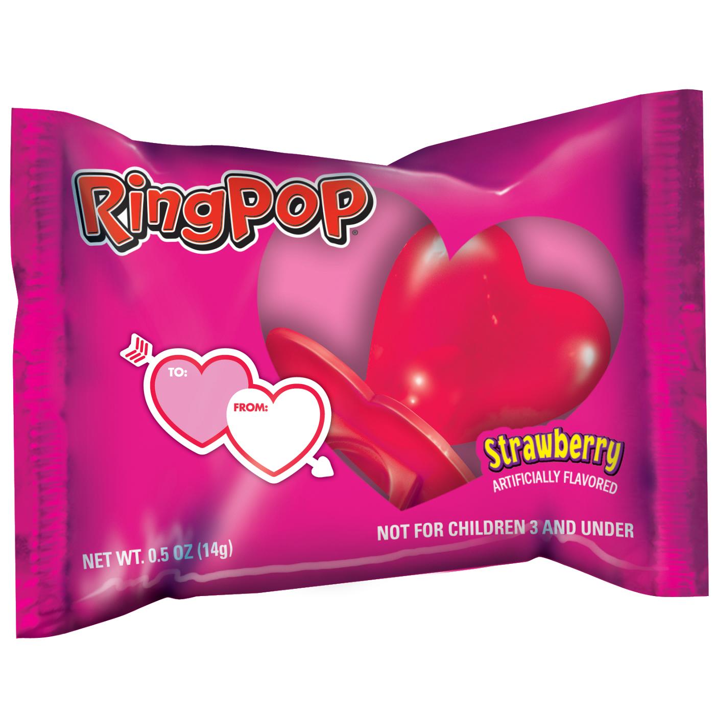 Ring Pop Assorted Flavor Heart Shape Valentine's Candy; image 2 of 2