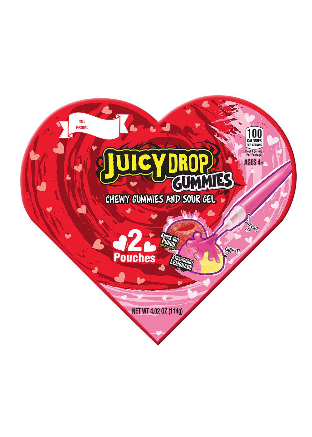 Juicy Drop Gummies Candy Valentine's Heart Gift Box; image 1 of 2