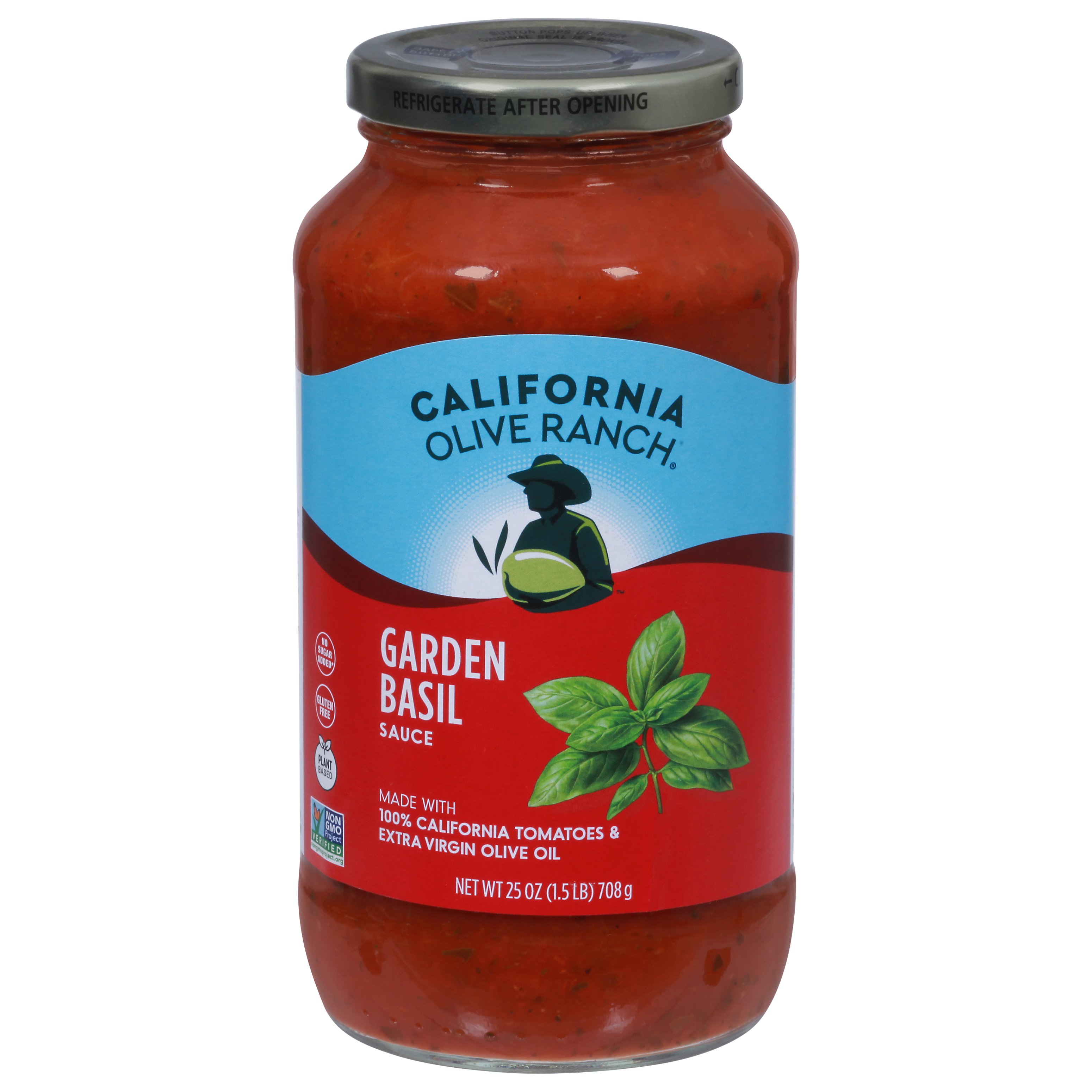 California Olive Ranch Garden Basil Pasta Sauce - Shop Pasta sauces at ...