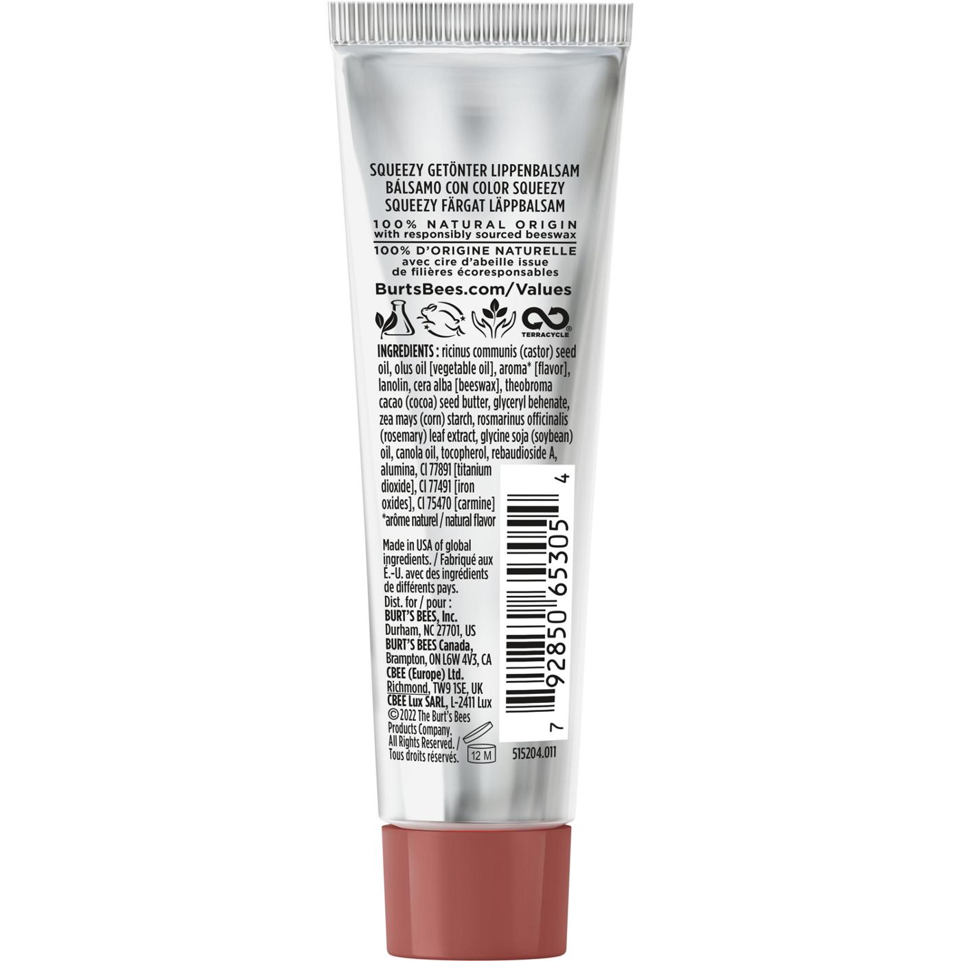 Burt's Bees Squeezy Tinted Lip Balm - Cocoa Crush; image 2 of 5
