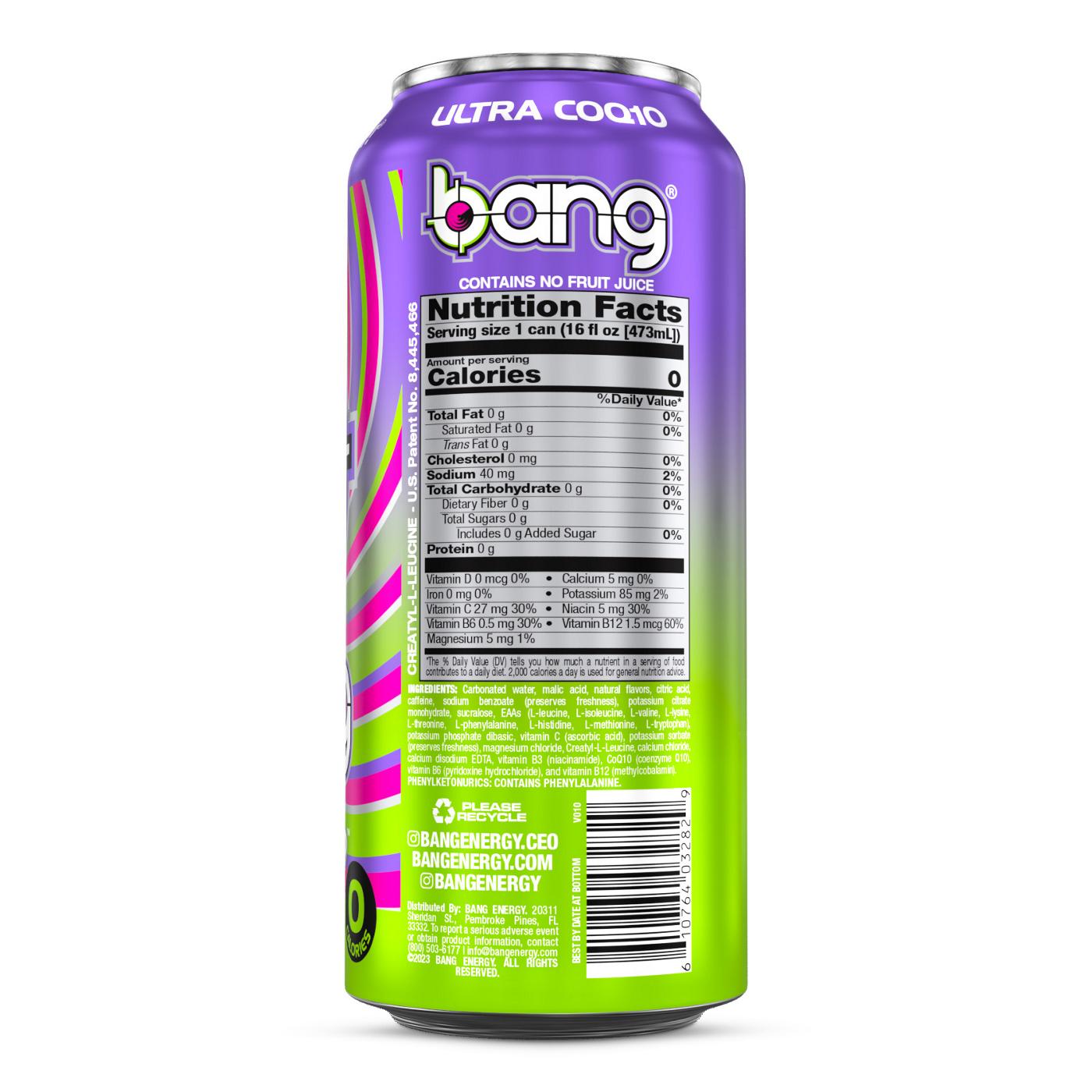 Bang Energy Drink - Swirly Pop; image 3 of 3