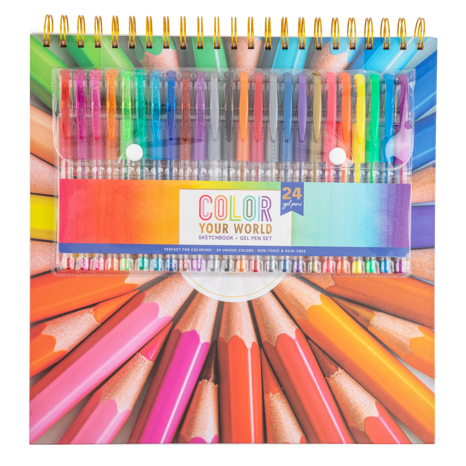 Scribble & Scribe Sketchbook with Gel Pen Set Shop Kits at HEB