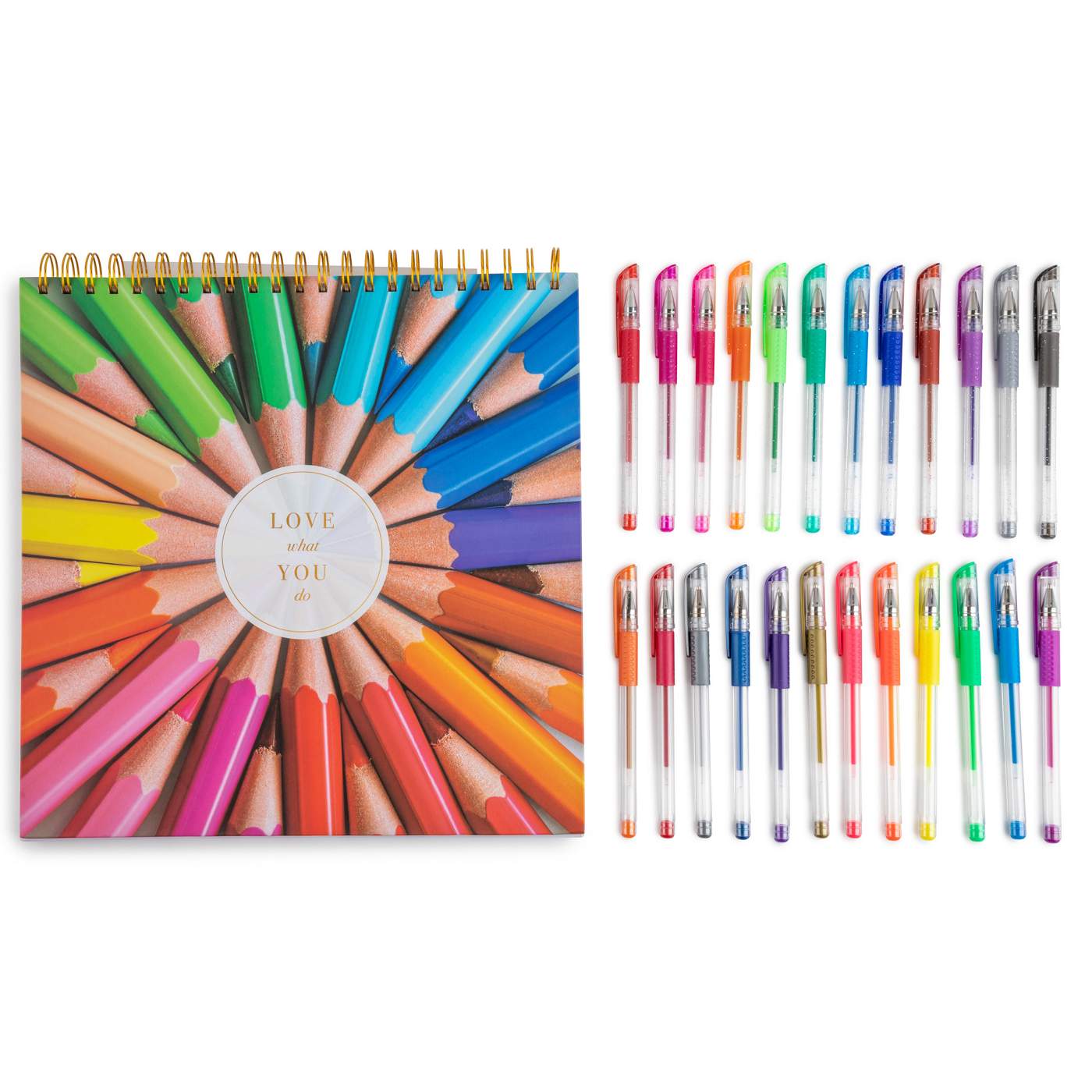 Scribble & Scribe Sketchbook with Gel Pen Set Shop Kits at HEB
