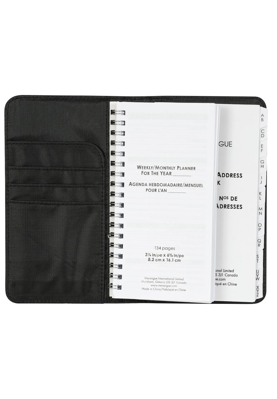 Merangue Undated Weekly/Monthly Planner - Black; image 3 of 3