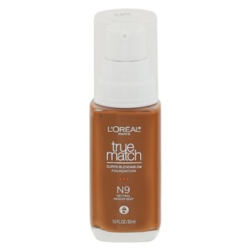 L'Oréal Paris True Match Super-Blendable Liquid Foundation - N9 Neutral Medium Deep