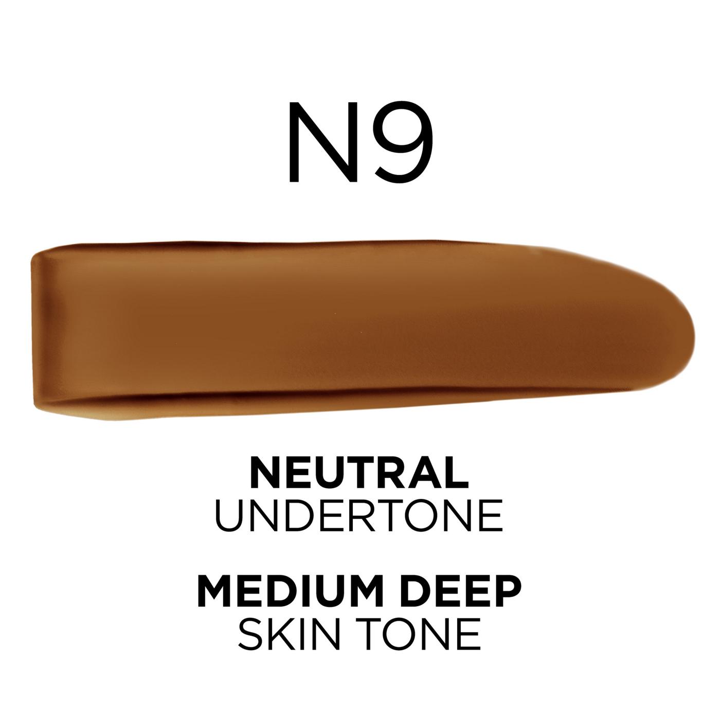 L'Oréal Paris True Match Super-Blendable Liquid Foundation - N9 Neutral Medium Deep; image 7 of 8