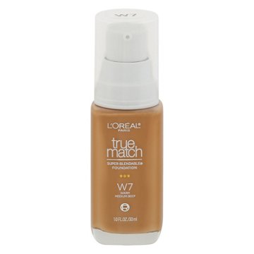 L'Oréal Paris True Match Super-Blendable Liquid Foundation - W7 Warm Medium Deep