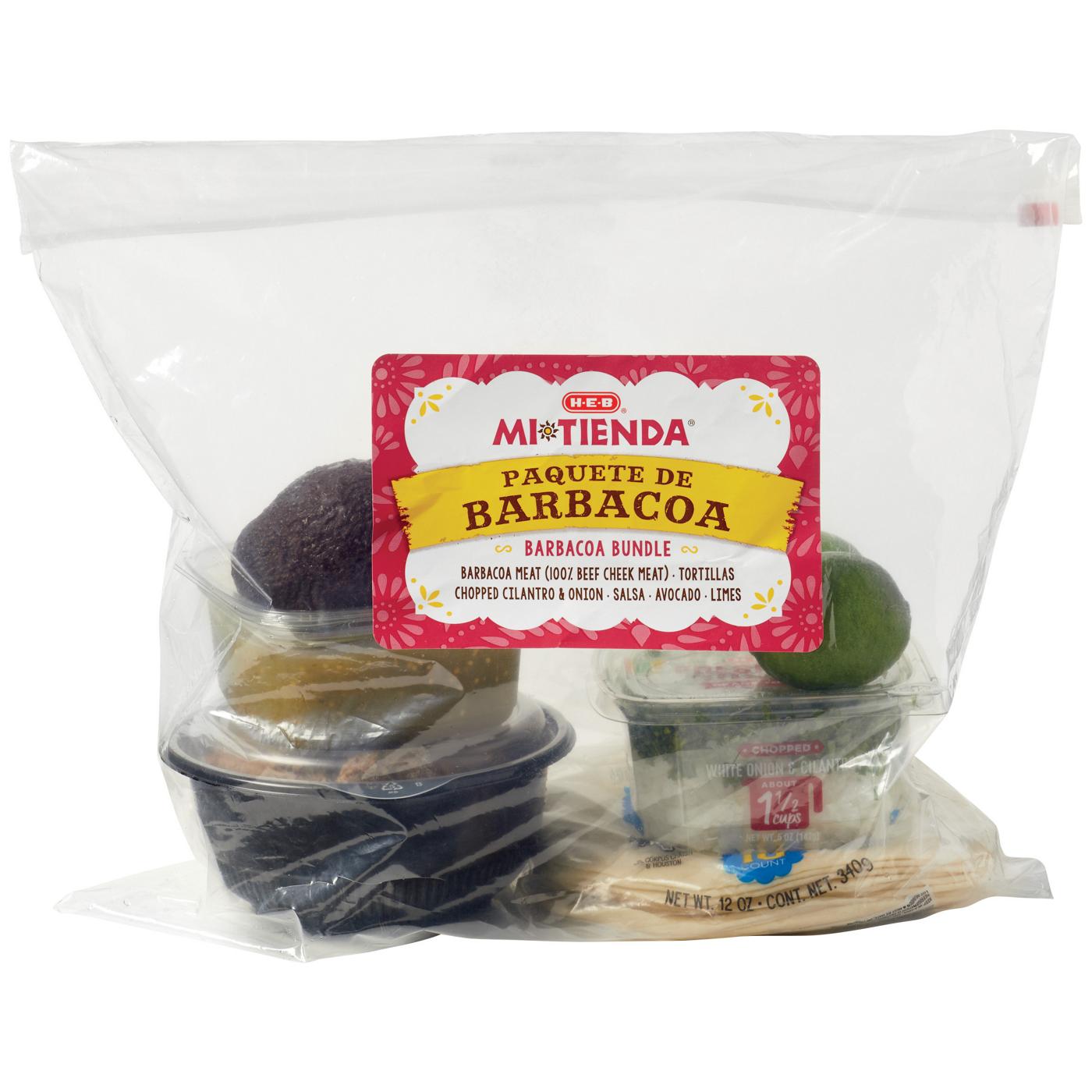 H-E-B Mi Tienda Barbacoa Bundle with Flour Tortillas (Sold Cold); image 1 of 2