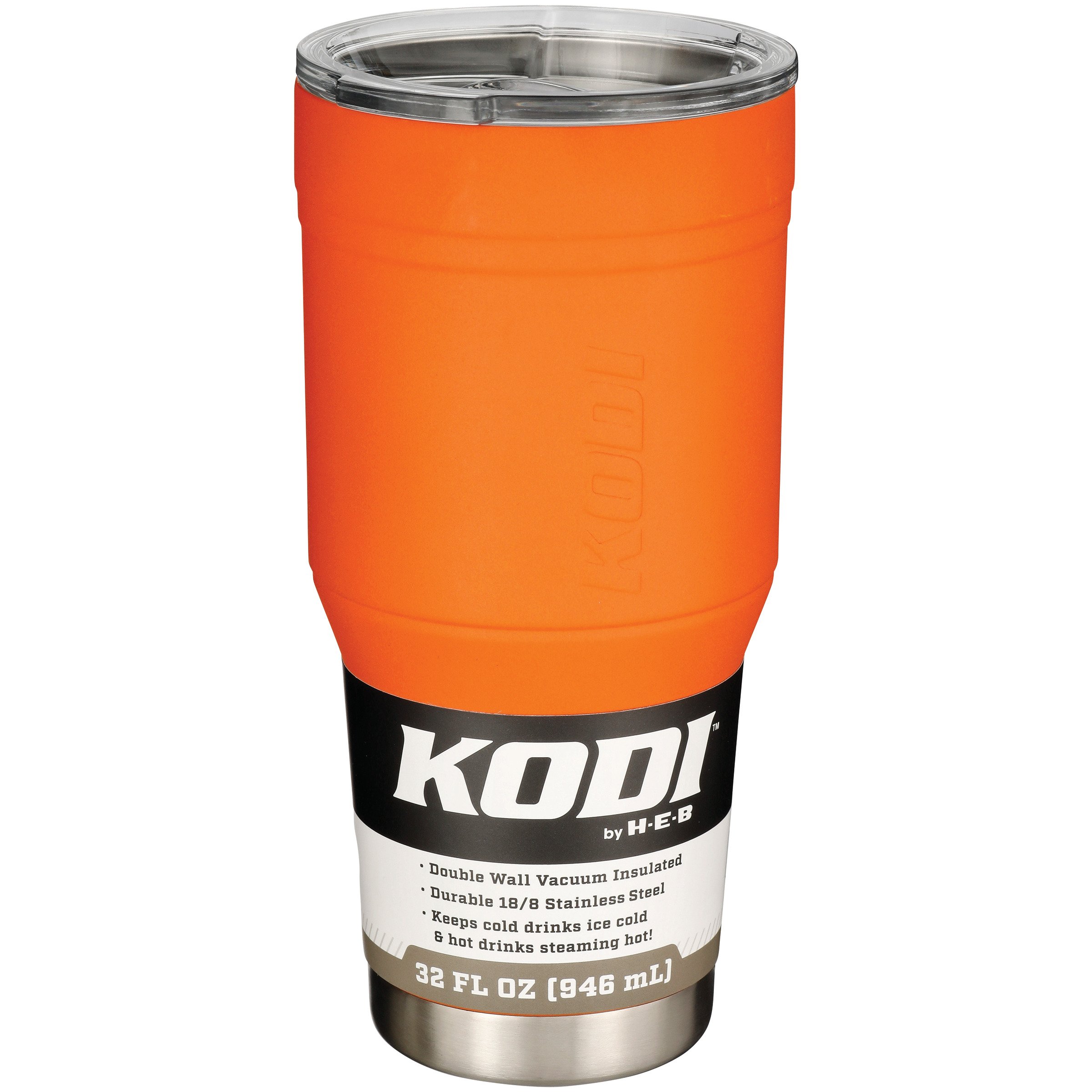KODI by HEB Stainless Steel Insulated Tumbler Orange Crush Shop