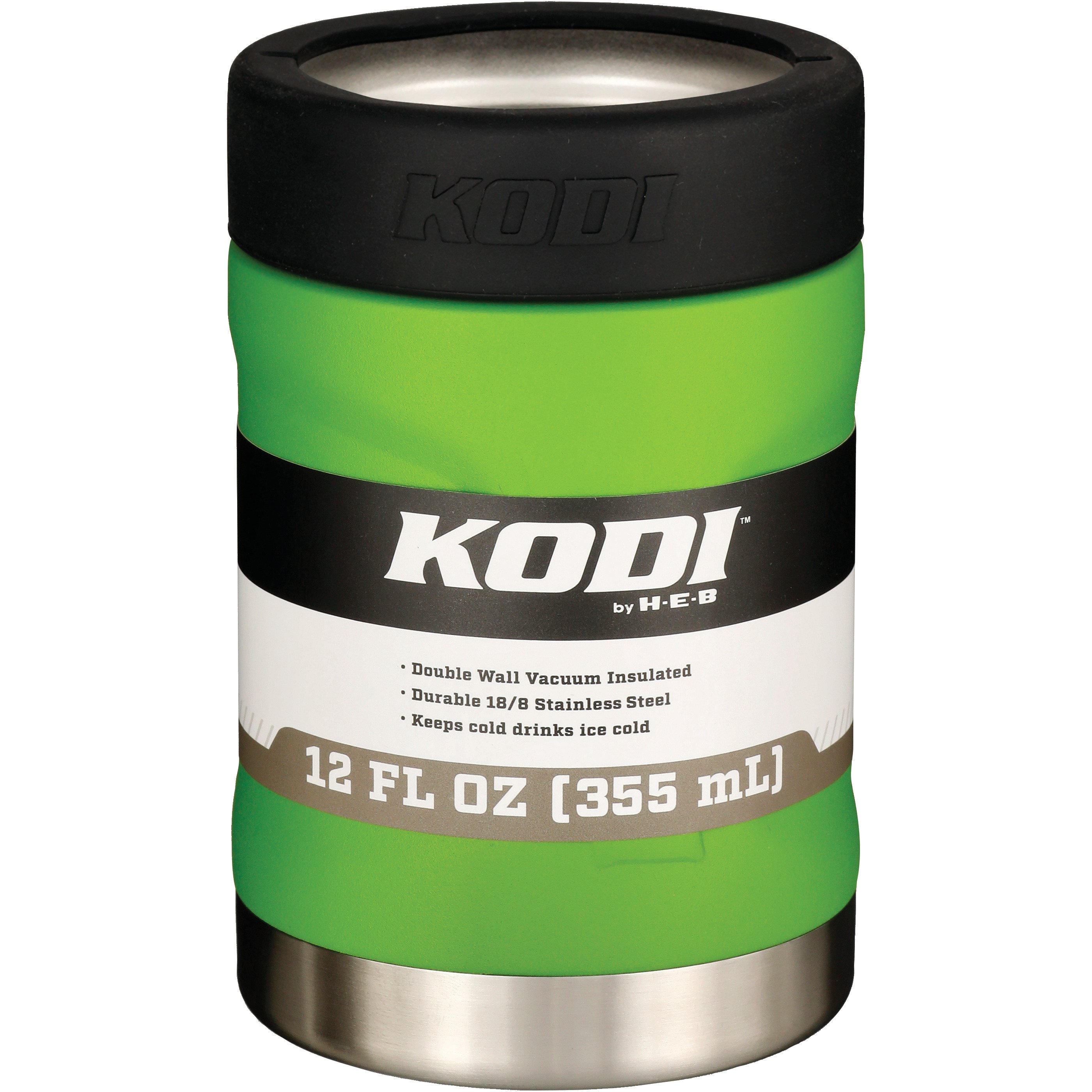 KODI by H-E-B Stainless Steel Can Insulator - Kelly Green - Shop