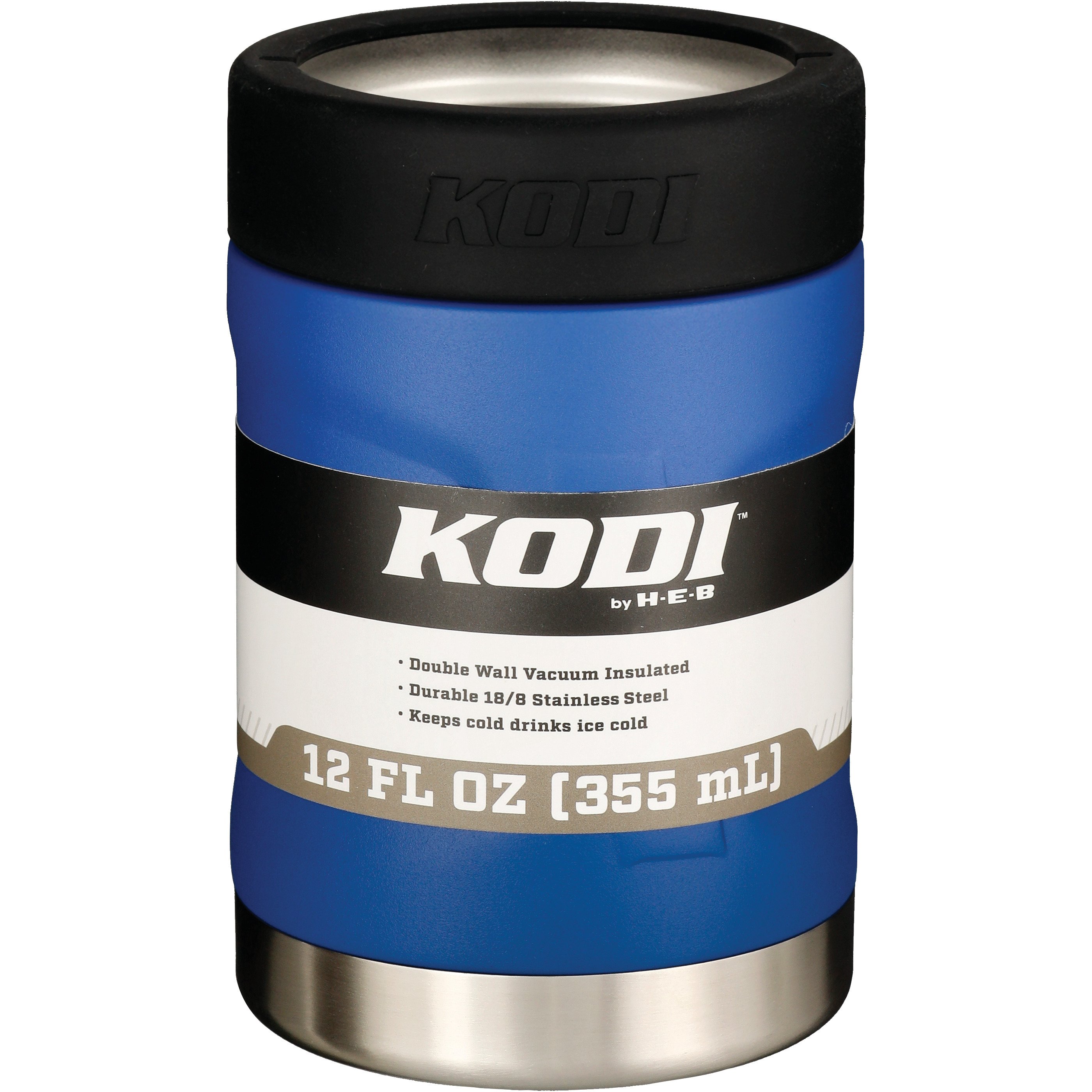 KODI By H-E-B Stainless Steel Can Insulator - Cobalt Blue - Shop ...