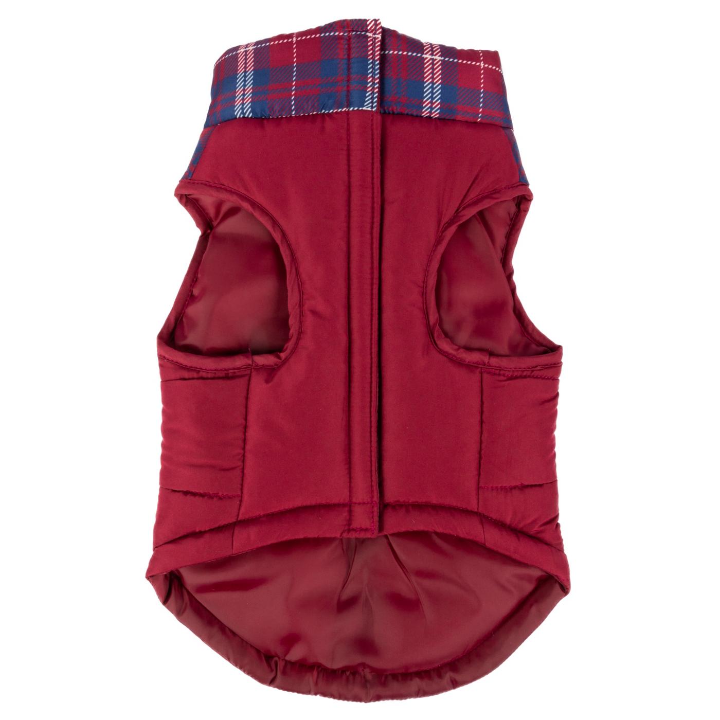 Simply Dog Red Plaid Yoke Bomber Jacket Large Shop Clothes at HEB