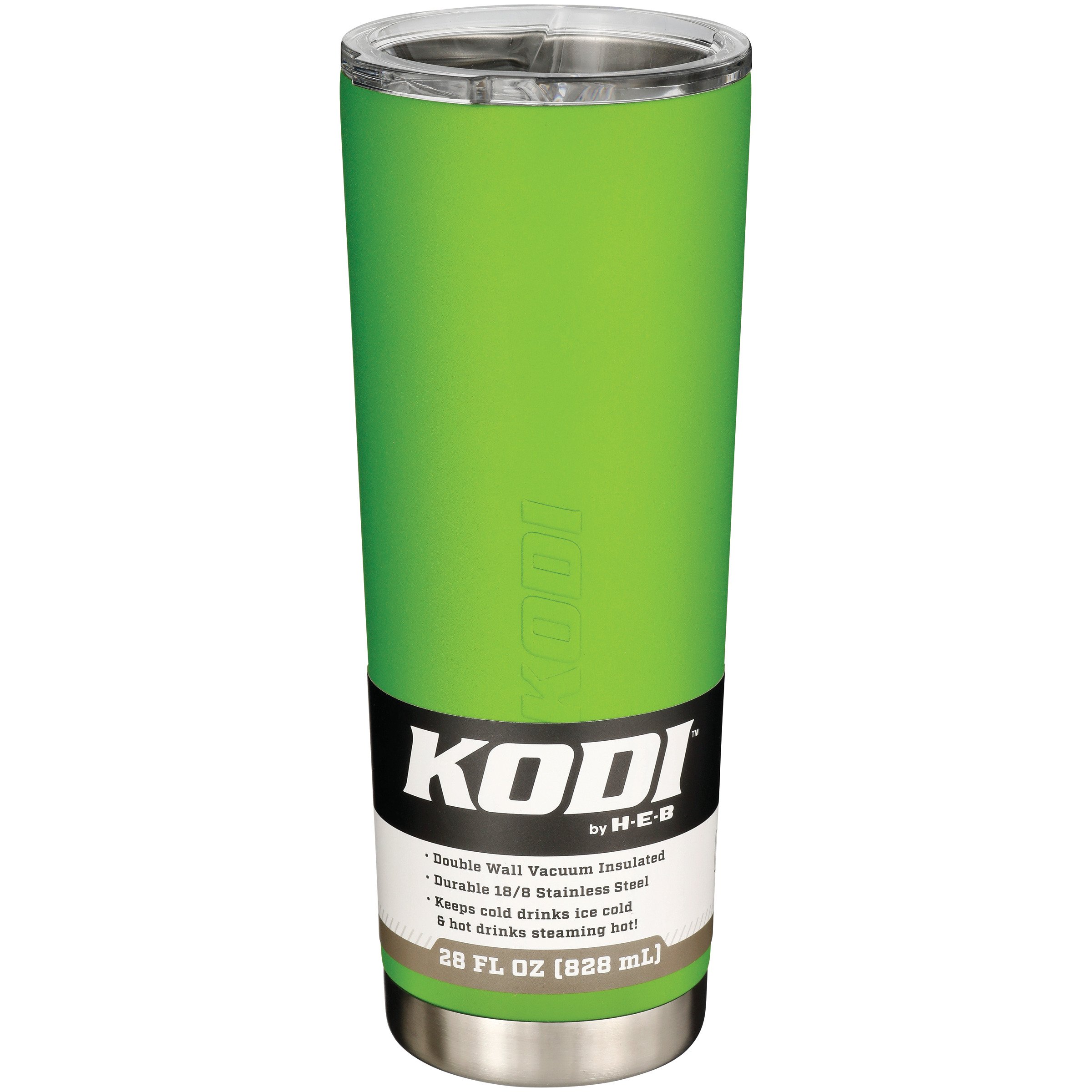 KODI by HEB Stainless Steel Insulated Slim Tumbler Kelly Green