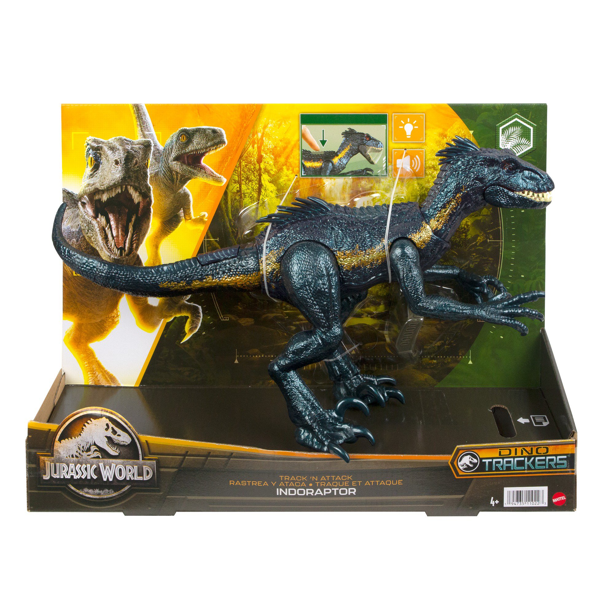 Jurassic World Track 'N Attack Indoraptor - Shop Action Figures & Dolls ...