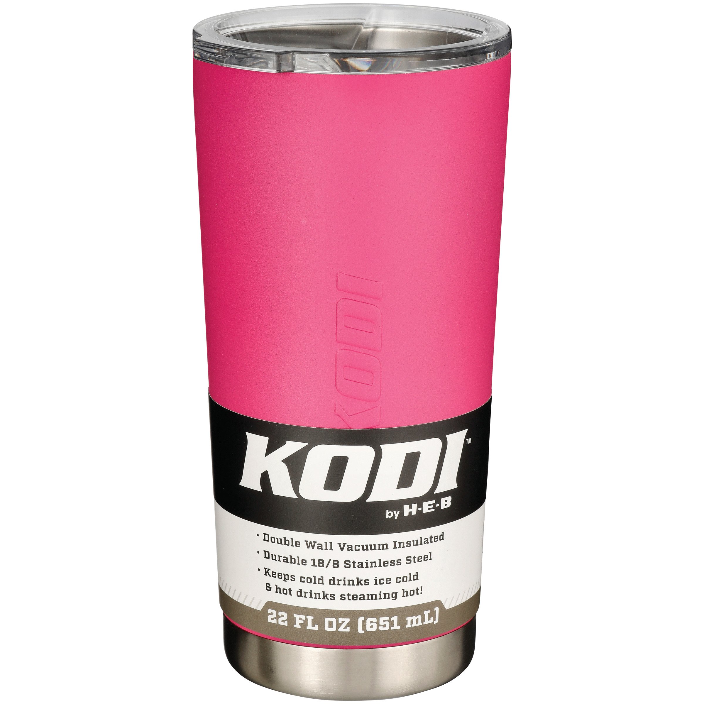 KODI by HEB Stainless Steel Insulated Tumbler Hot Pink Shop Cups