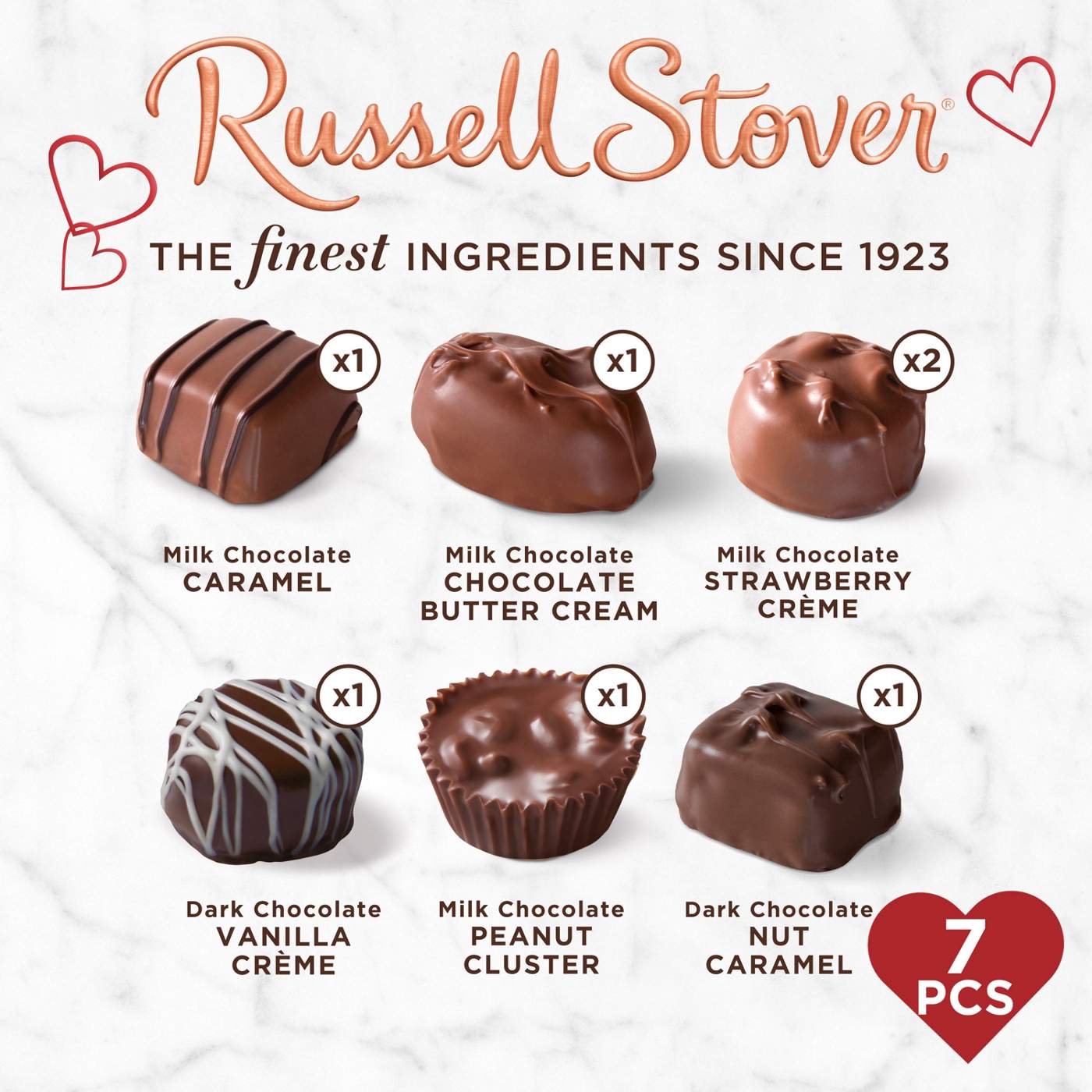 Russell Stover Color by Sticker Dino Assorted Chocolates Valentine's Heart Gift Box, 7 pc; image 3 of 7