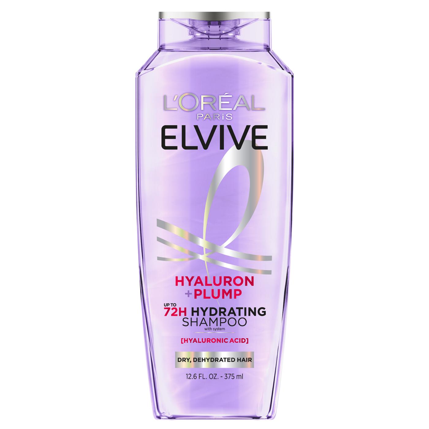 L'Oréal Paris Elvive Hyaluron Plump 72hr Hydrating Shampoo; image 1 of 4