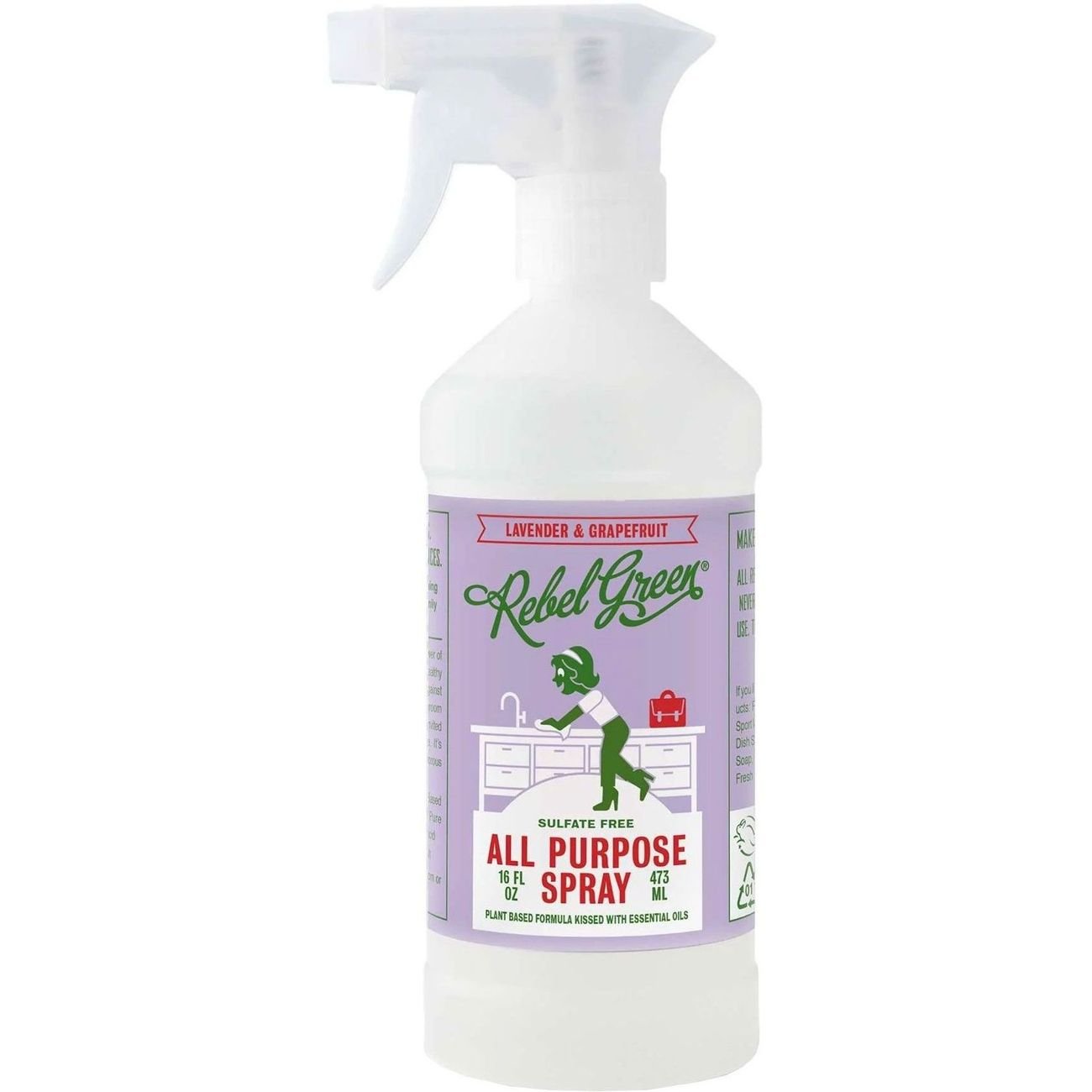 Rebel Green All Purpose Cleaner - Lavender and Grapefruit, 16 oz