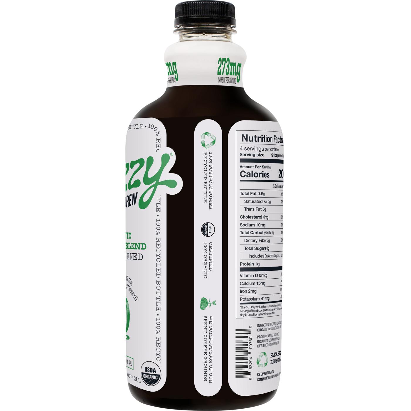 Bizzy Organic Espresso Blend Unsweetened Cold Brew Coffee; image 8 of 8