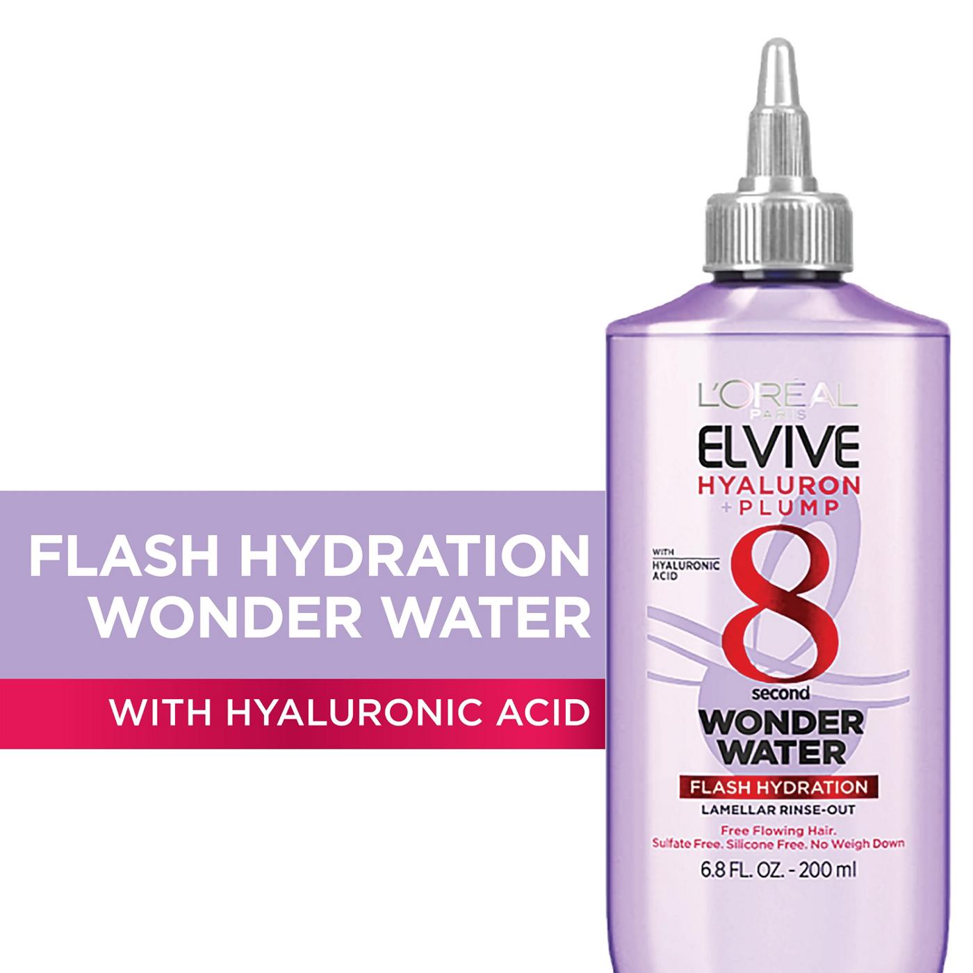 L'Oréal Paris Elvive Hyaluron Plump Hydration Wonder Water Rinse-out Treatment; image 7 of 10