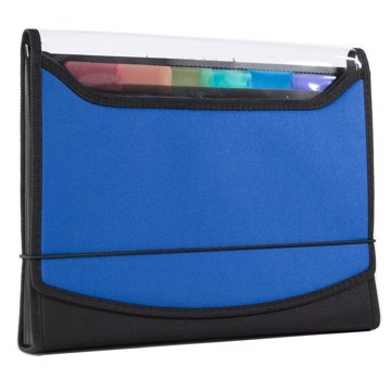 Filexec EZ View 13 Pocket Expanding File Folder - Blue