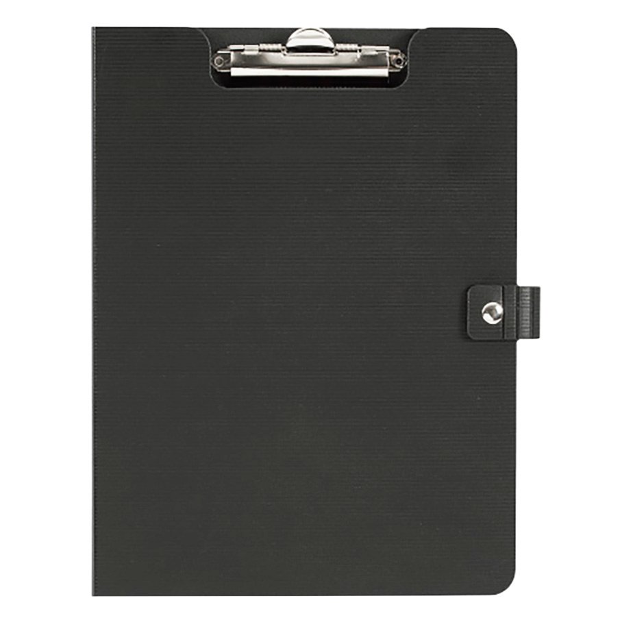 Merangue Textured Clipboard Padfolio Black Shop Notebooks at HEB