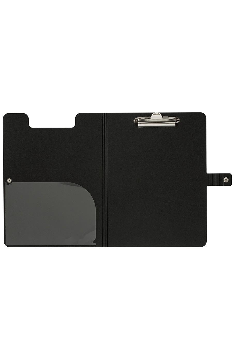 Merangue Textured Clipboard Padfolio Black Shop Notebooks at HEB