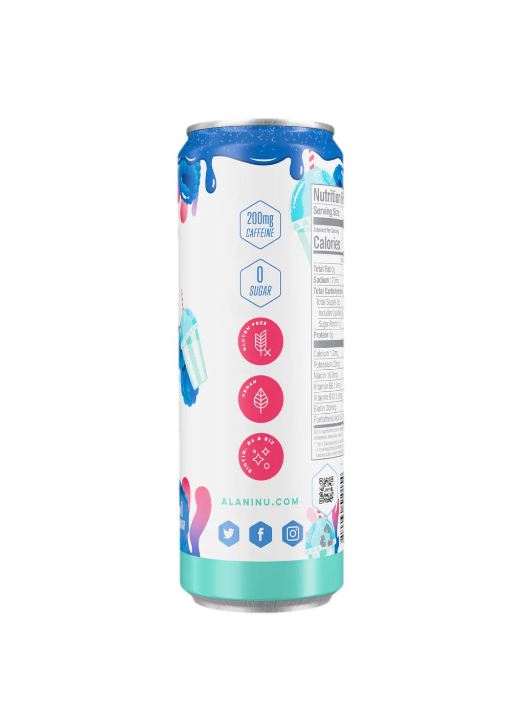 Alani Nu Zero Sugar Energy Drink - Blue Slush; image 2 of 3