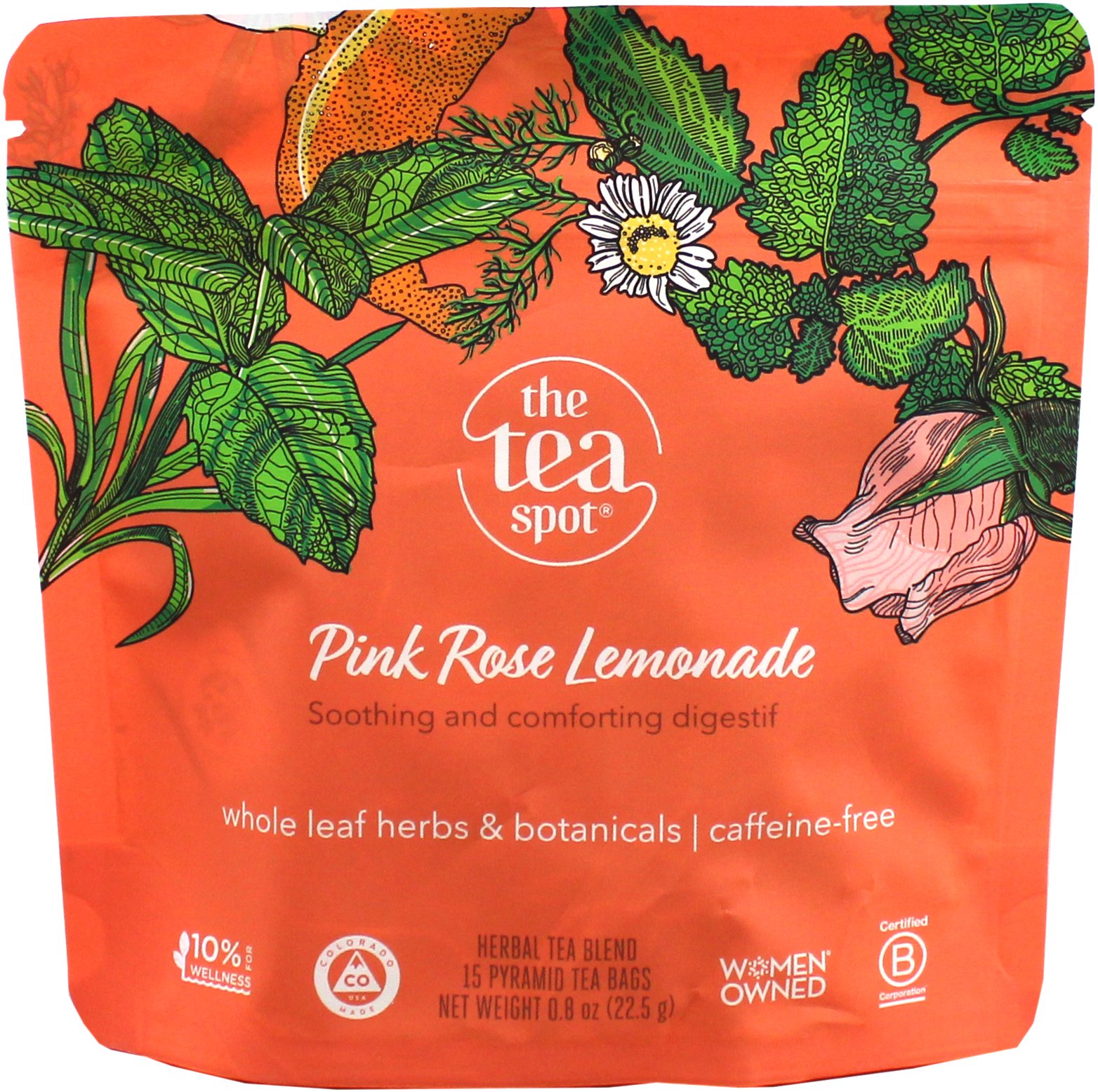 The Tea Spot Pink Rose Lemonade Tea, 15 CT | Central Market - Really ...