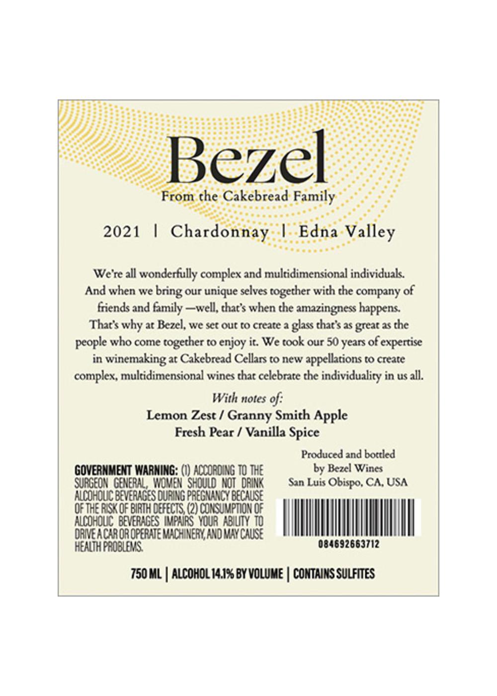 Bezel from Cakebread Chardonnay; image 2 of 4