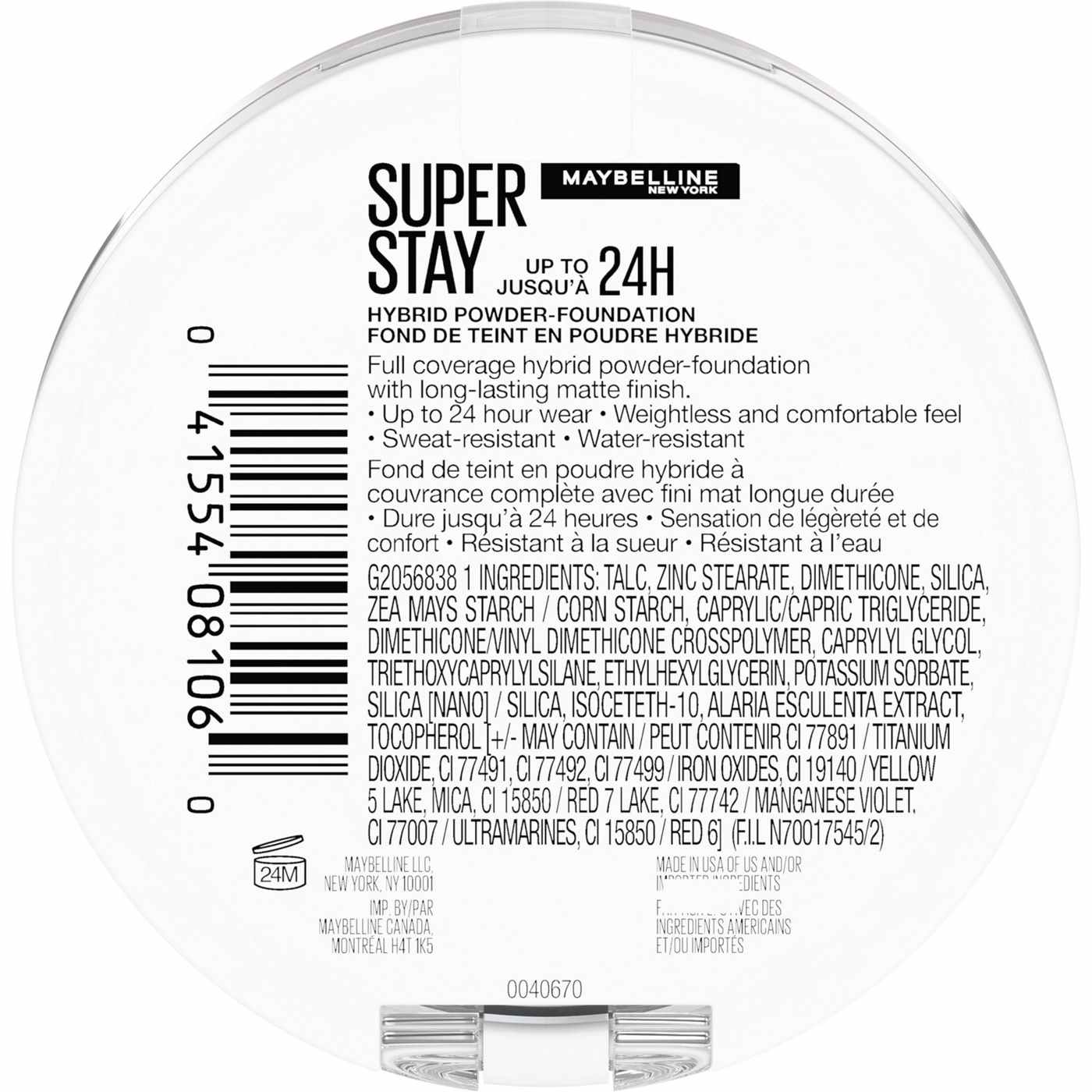 Maybelline Super Stay 24HR Hybrid Powder Foundation - 370; image 3 of 4