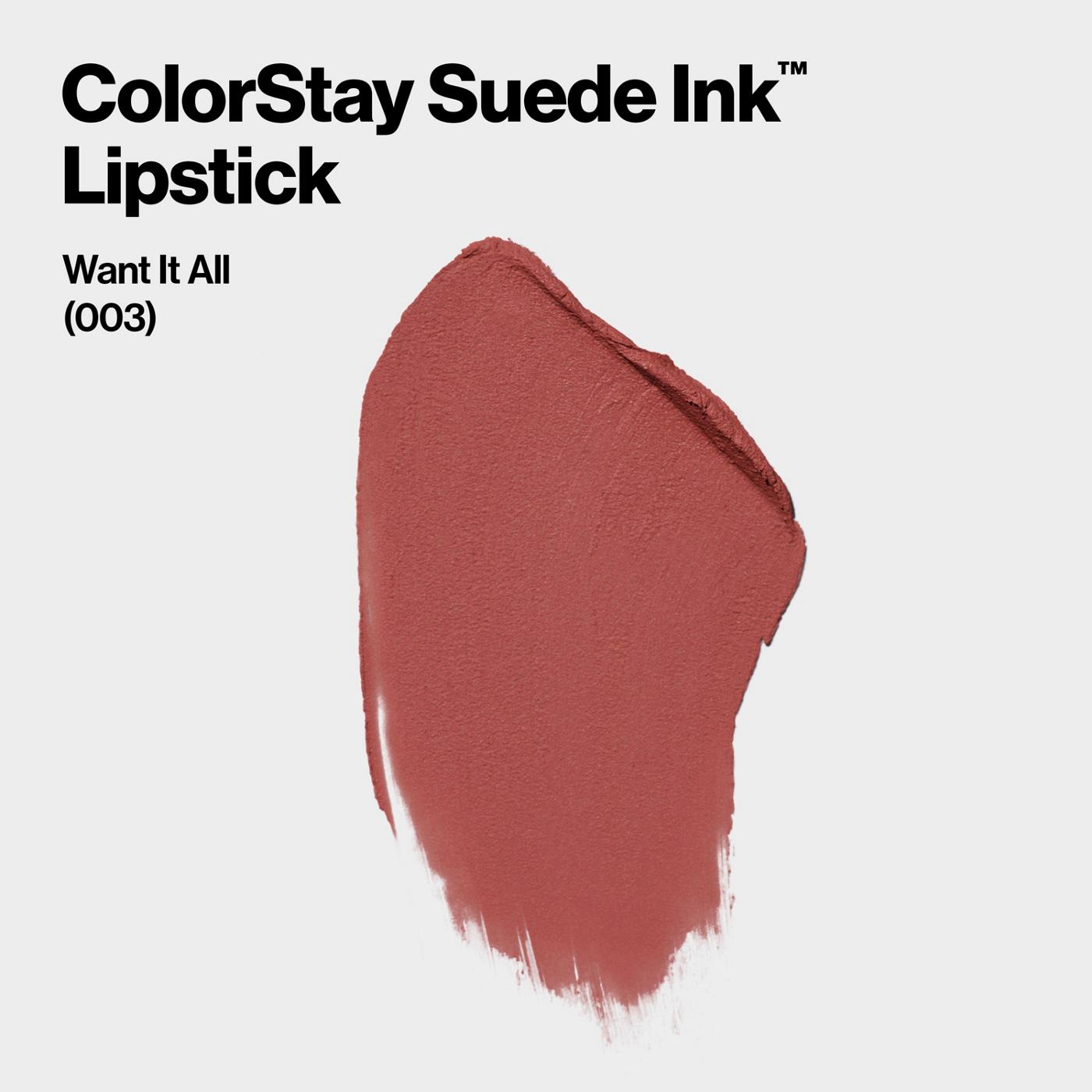 Revlon ColorStay Suede Ink Lipstick - Want It All; image 4 of 5